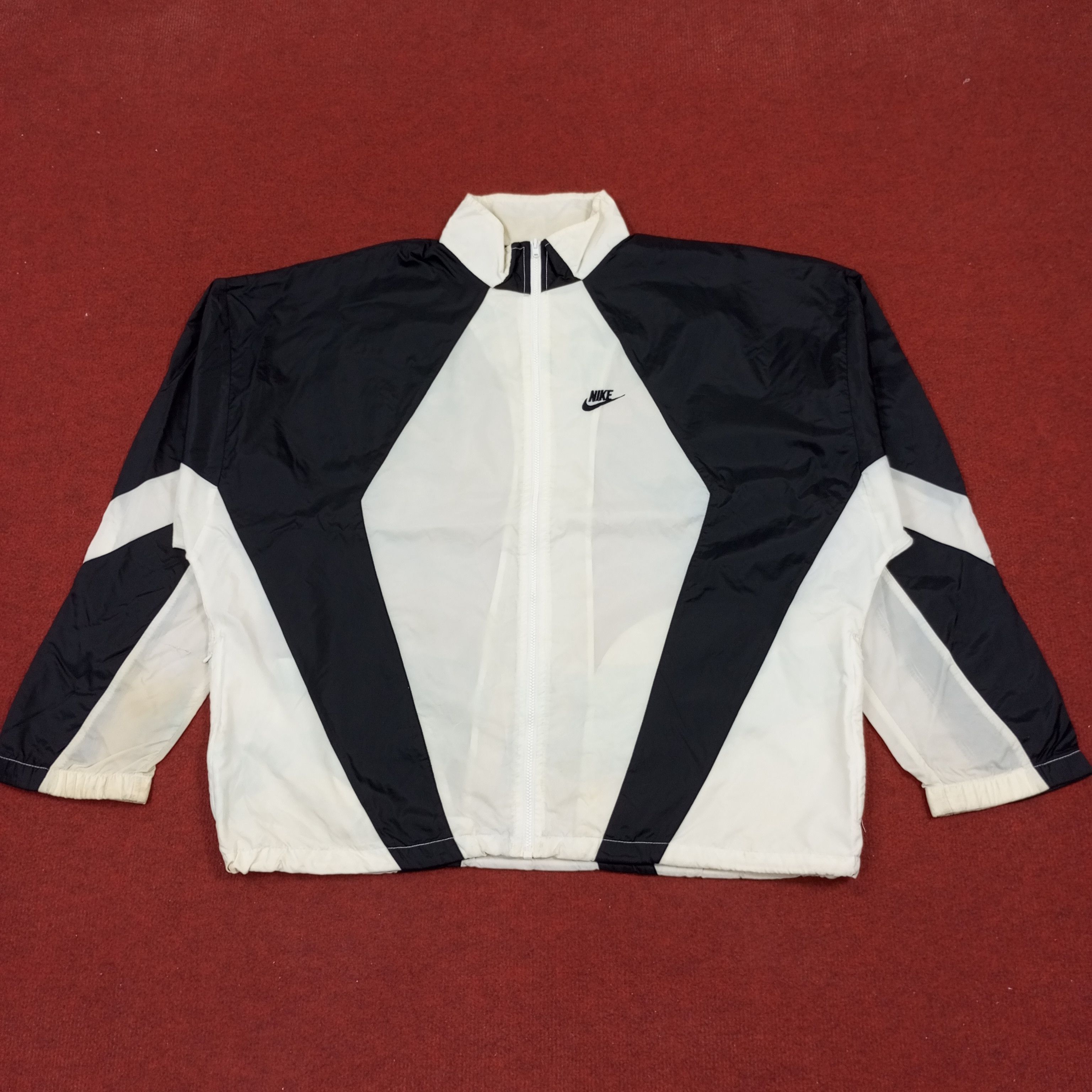 Nike × Vintage Nike Sportswear Style Small Logo Design Windbreaker Jacket Size US XXL / EU 58 / 5 - 1 Thumbnail