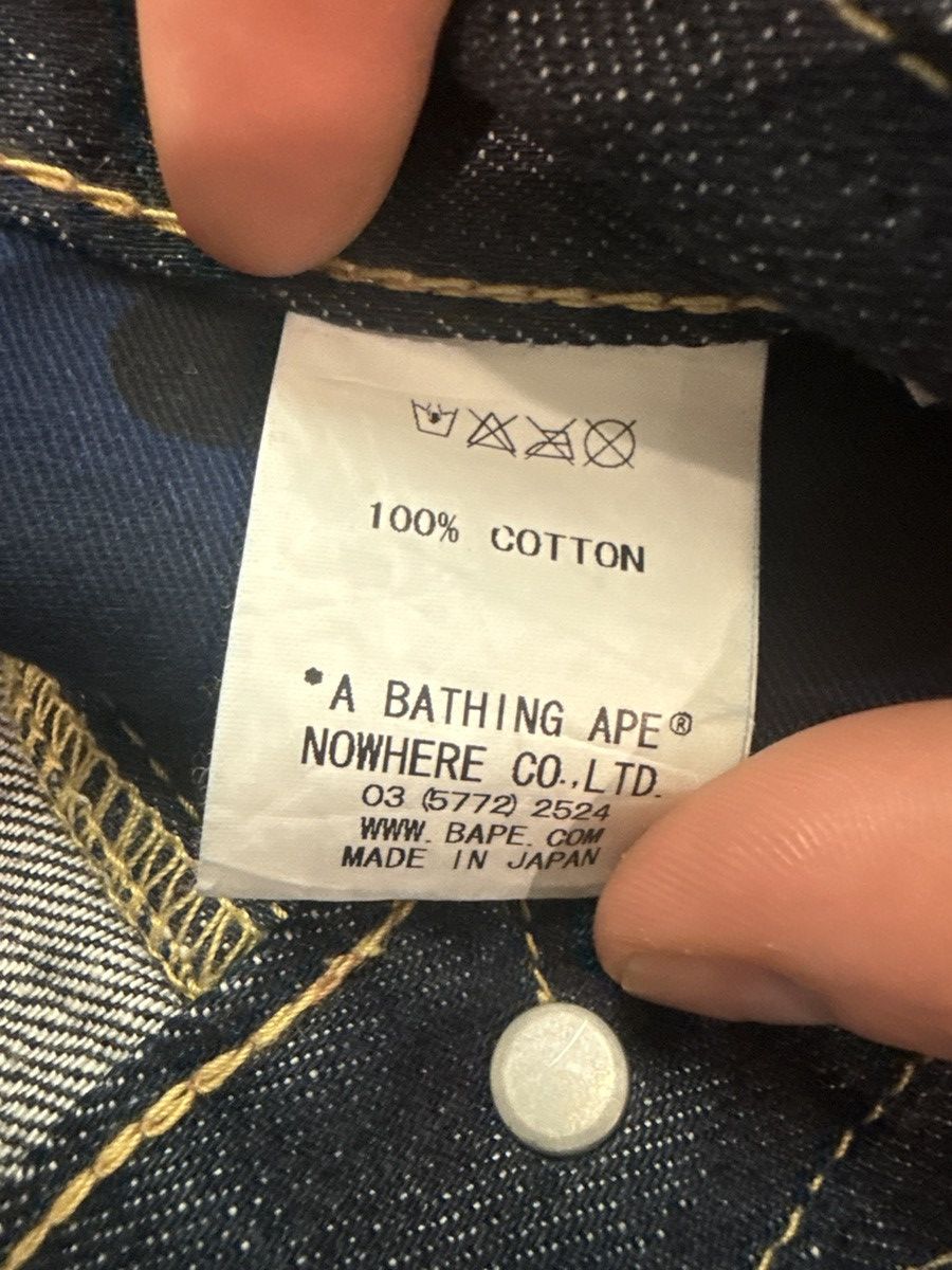 Bape A Bathing ape salvage denim Size US 32 / EU 48 - 6 Thumbnail