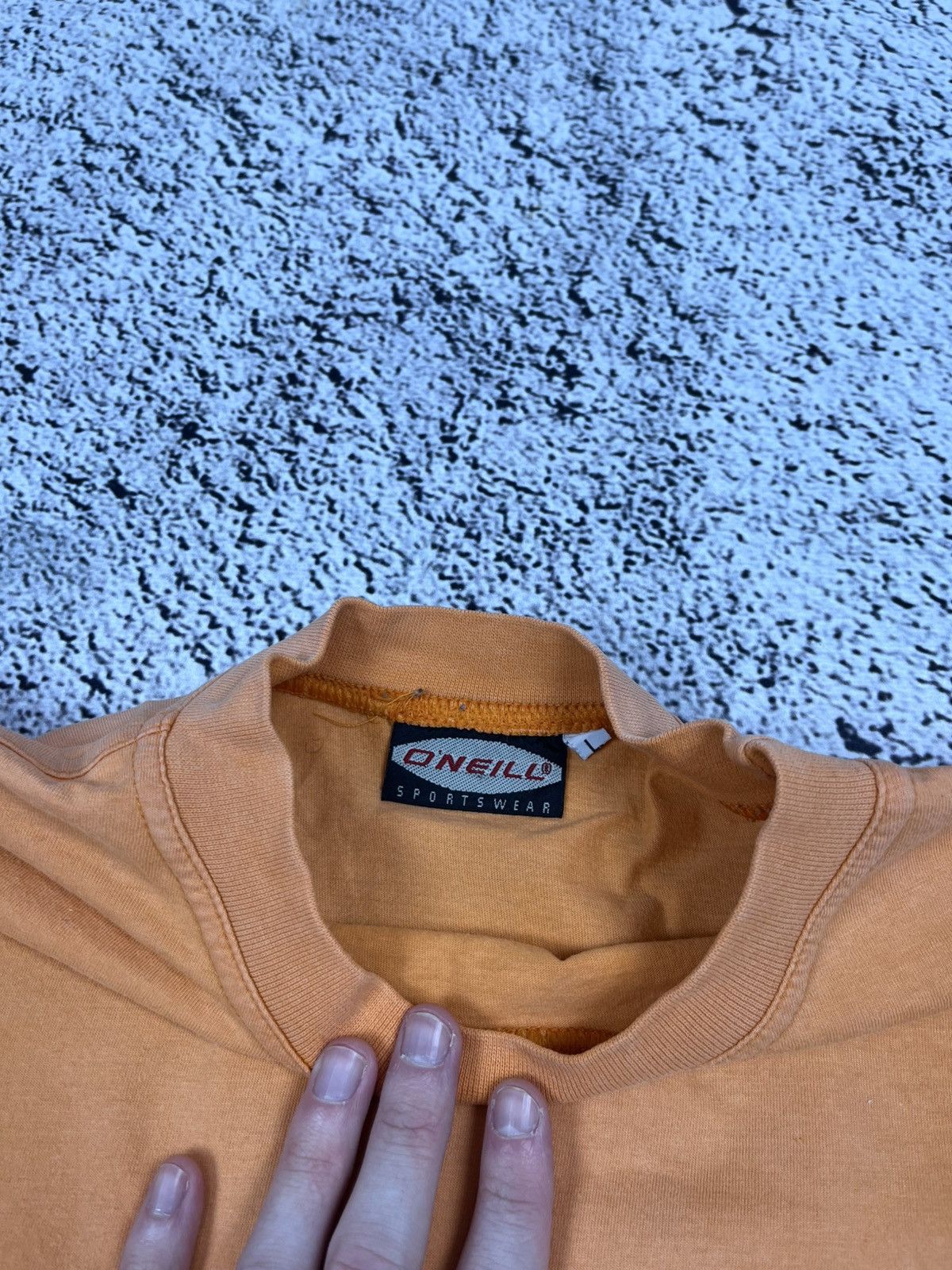 O'Neill Vintage 90s O’Neil Faded Trashed t shirt Bog Logo Surf L Size US L / EU 52-54 / 3 - 6 Thumbnail