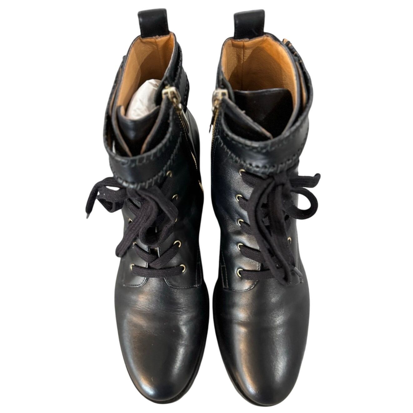 Jack Rogers Jack Roger’s Peyton Bootie Motorcycle Combat Boots Black 8M Size US 8 / IT 38 - 6 Thumbnail
