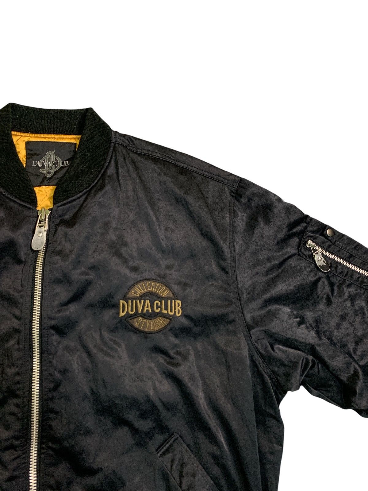 Japanese Brand Rare Design Vintage Duva Club Bomber Jackets Size US XL / EU 56 / 4 - 9 Thumbnail
