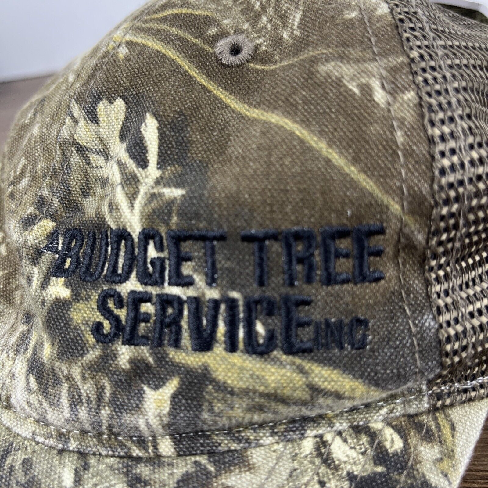 Other Budget Tree Service Hat Camo Green Hat Adjustable Green Adul Size ONE SIZE - 9 Thumbnail