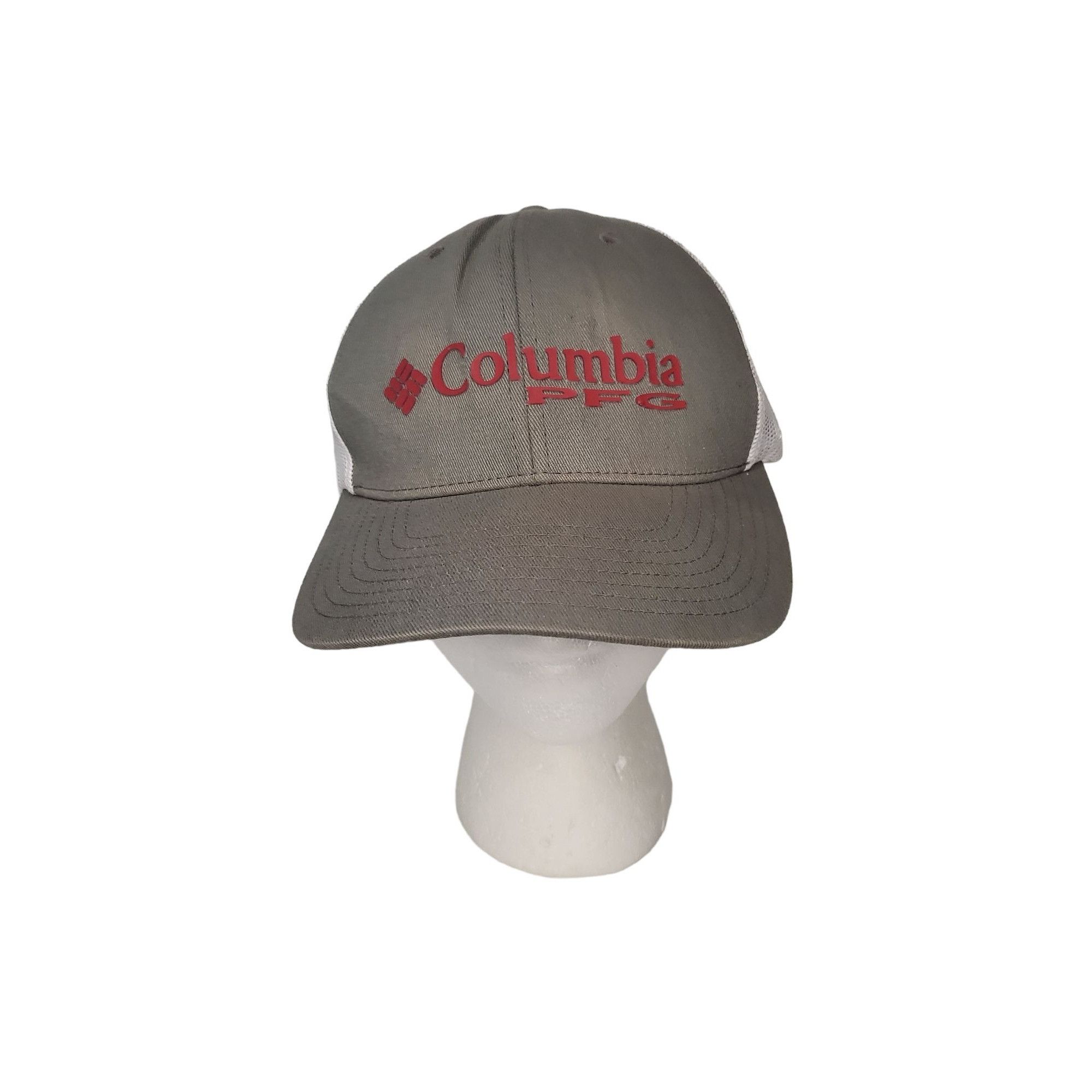 Columbia Columbia PFG Snapback Hat Gray White Fishing Embroidered Out Size ONE SIZE - 1 Thumbnail