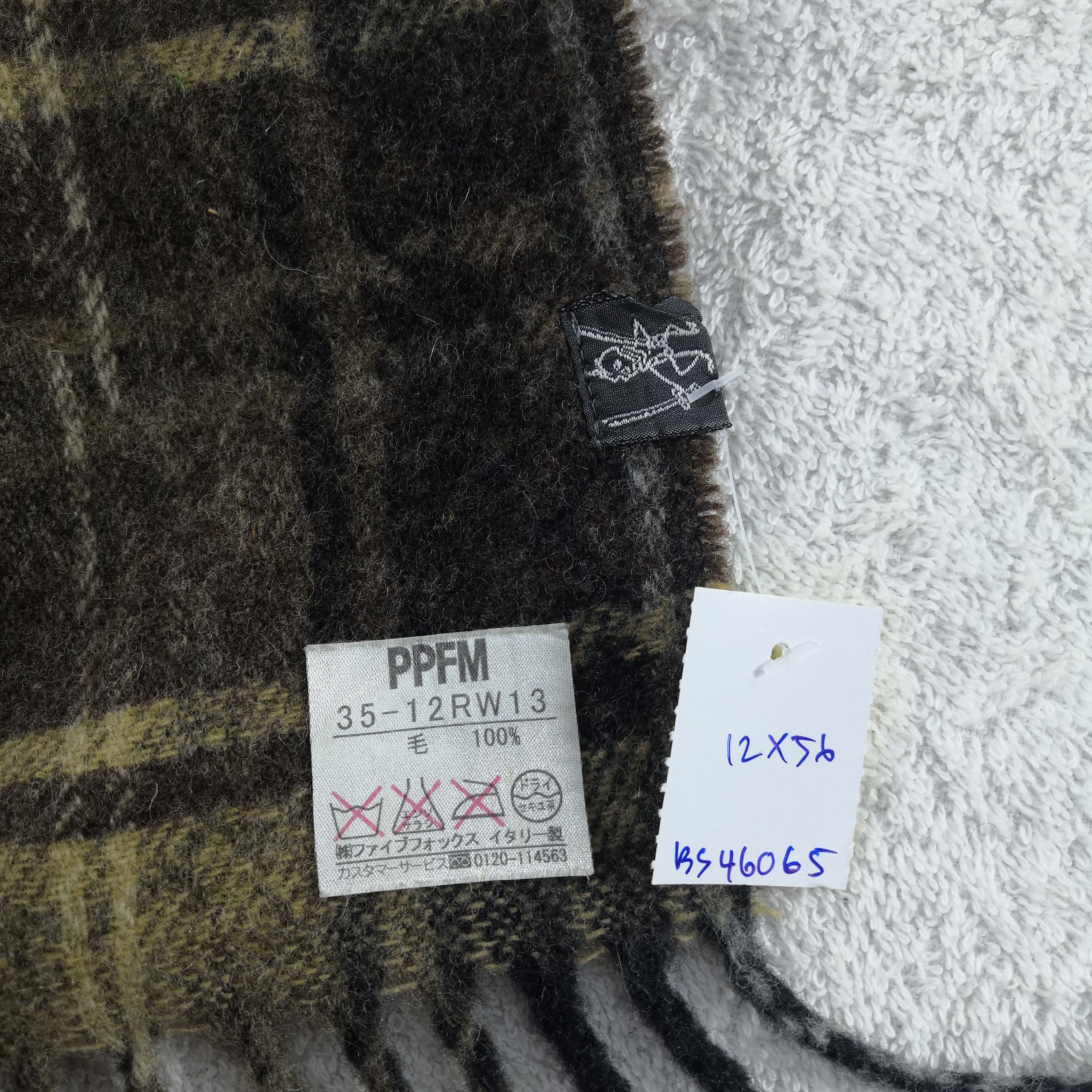 Japanese Brand Vintage Wool Scarf Winter Scarves 56789 Size ONE SIZE - 5 Thumbnail