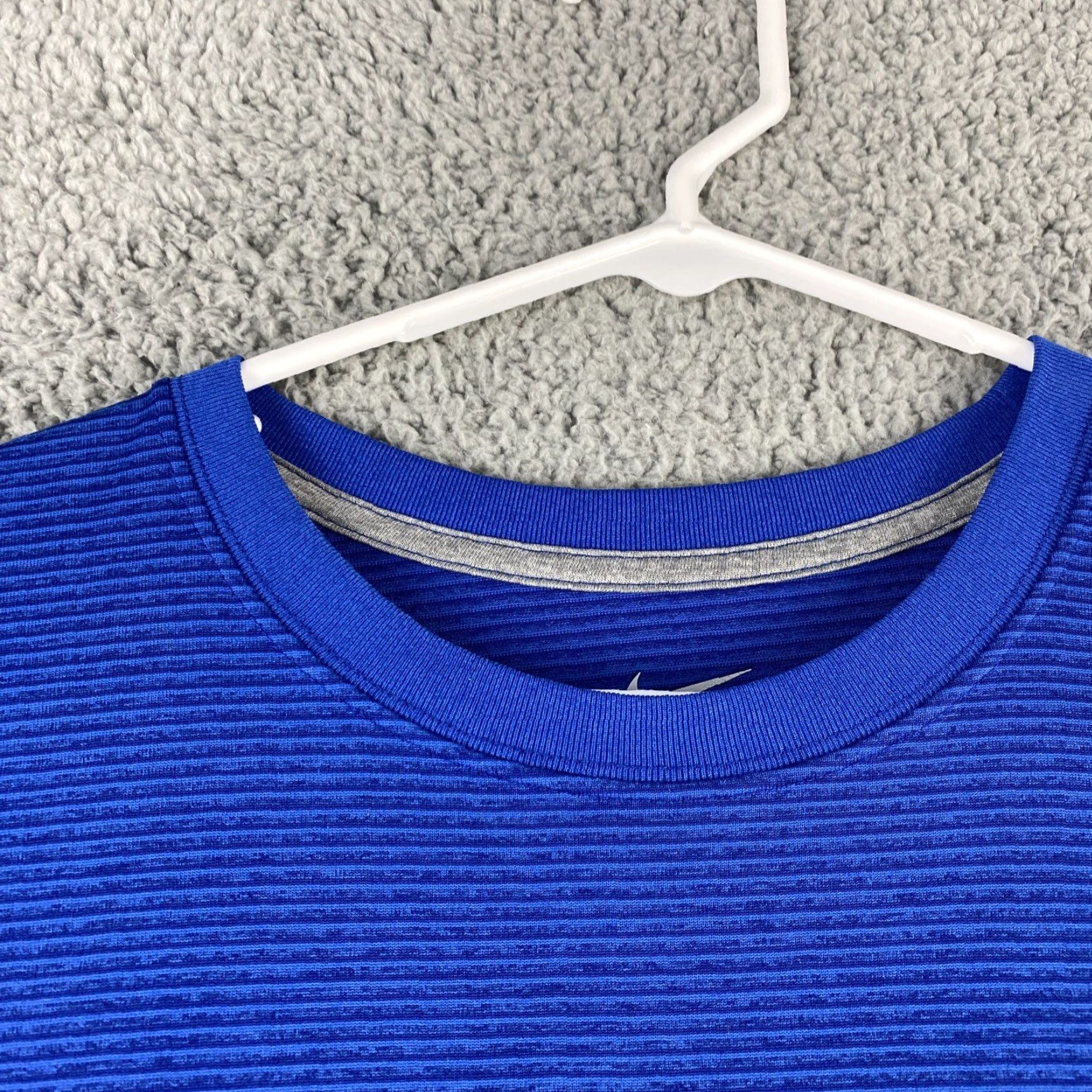 Nike Men's Nike Dri-FIT Running T-Shirt Color Blue XL Soft / 40-35 Size US XL / EU 56 / 4 - 4 Thumbnail