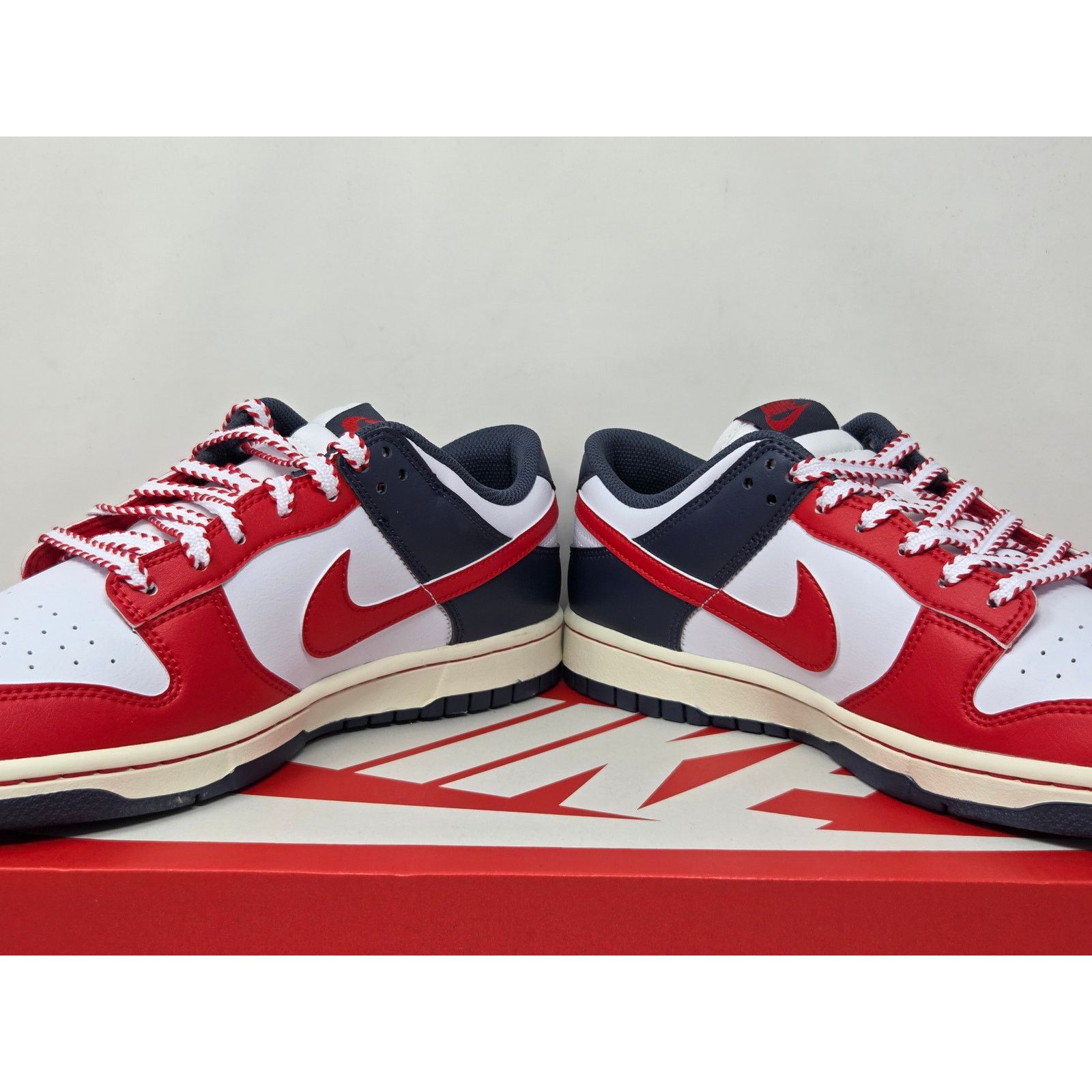 Nike DS Nike Dunk Low NA72 BOSTON RED ROX IM2222-100 Size US 9.5 / EU 42-43 - 6 Thumbnail