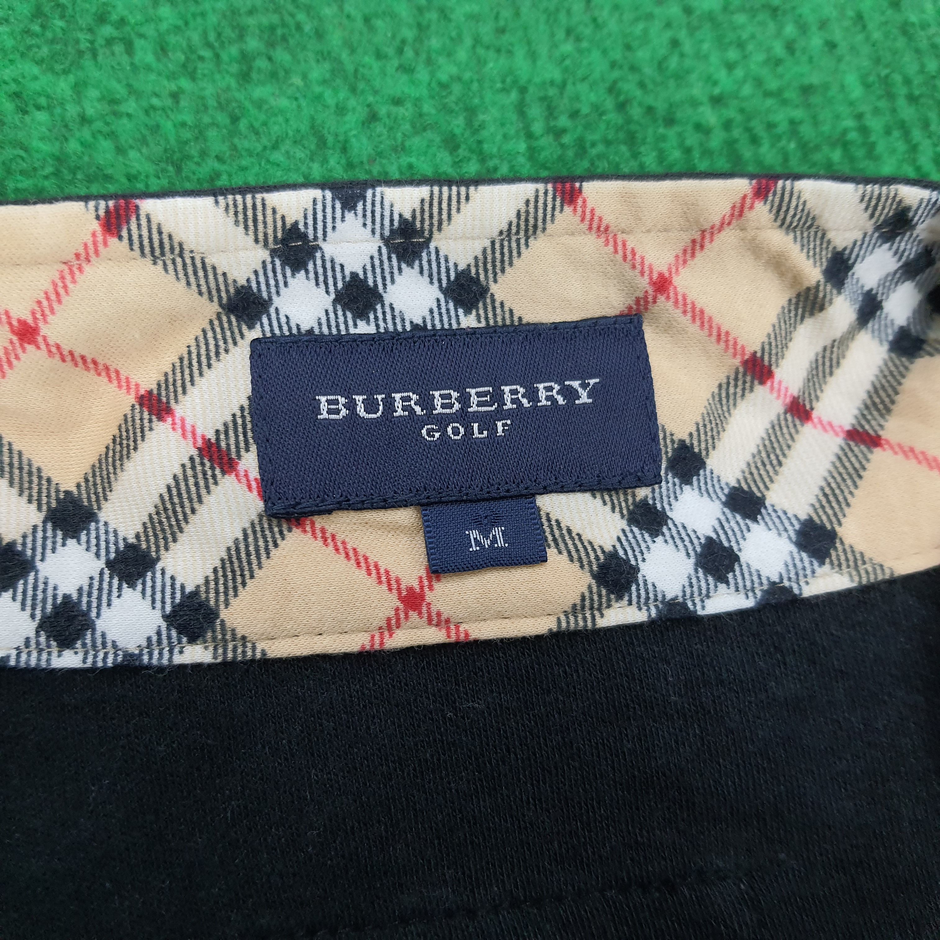 Burberry × Vintage Vintage Burberry Golf Nova Check Half Zipper Tshirt Size S / US 4 / IT 40 - 6 Thumbnail