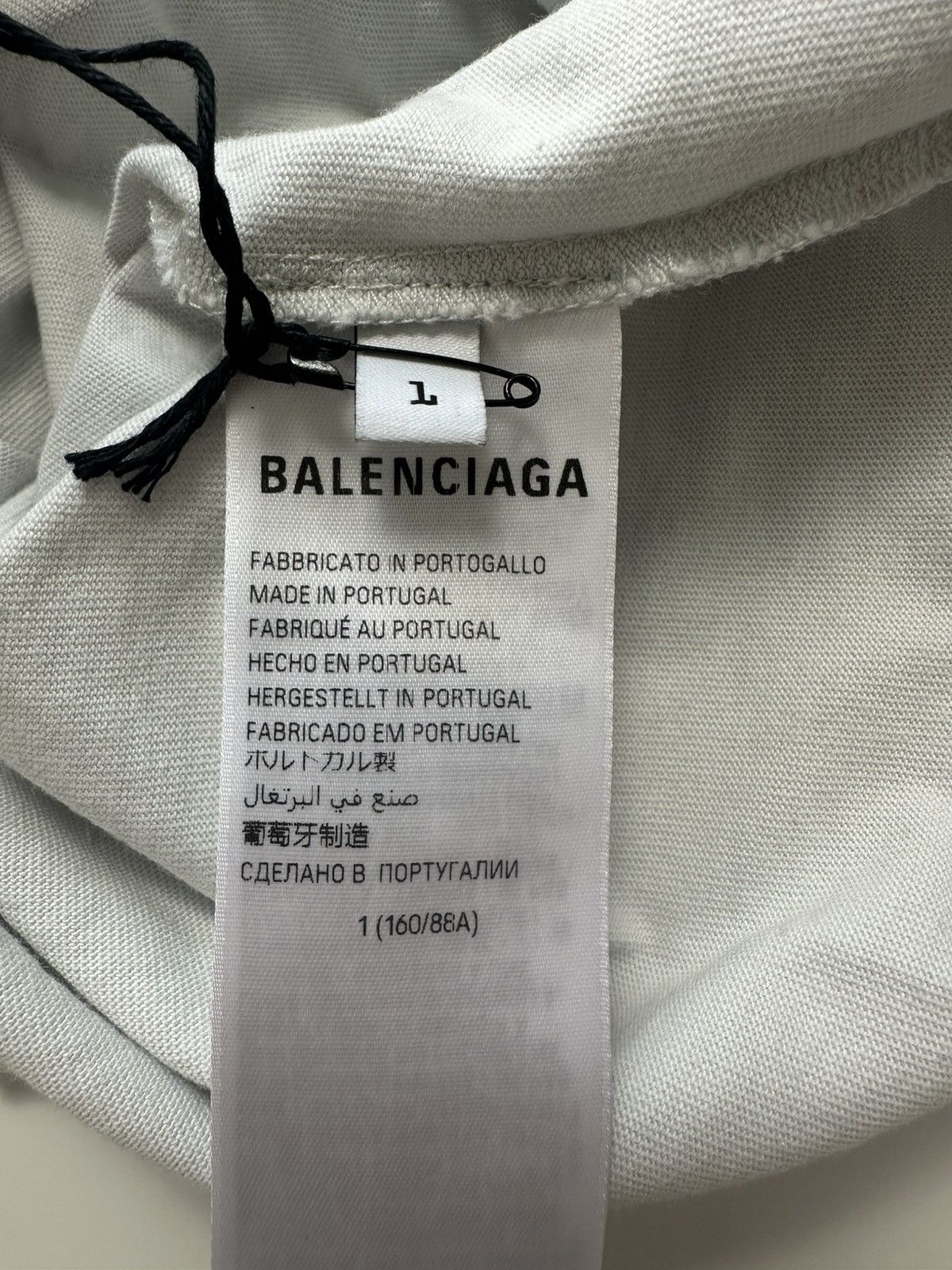 Balenciaga Balenciaga liquified 3B logo shirt dirty white Sz1 NEW Size US S / EU 44-46 / 1 - 6 Thumbnail