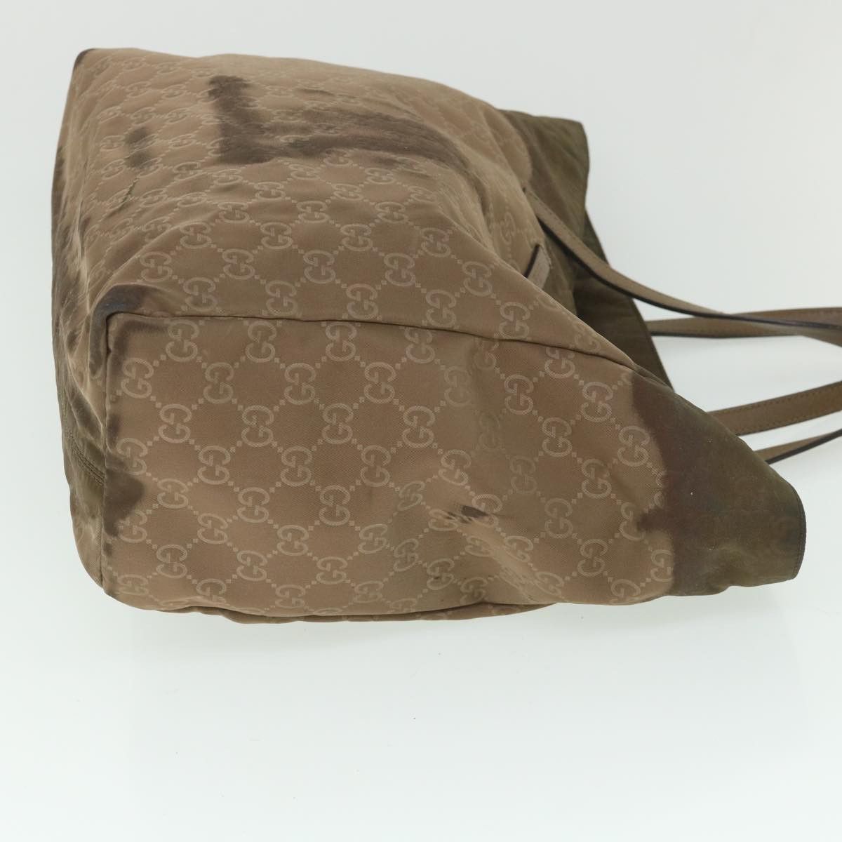 Gucci GUCCI GG Canvas Tote Bag Brown Size ONE SIZE - 3 Thumbnail