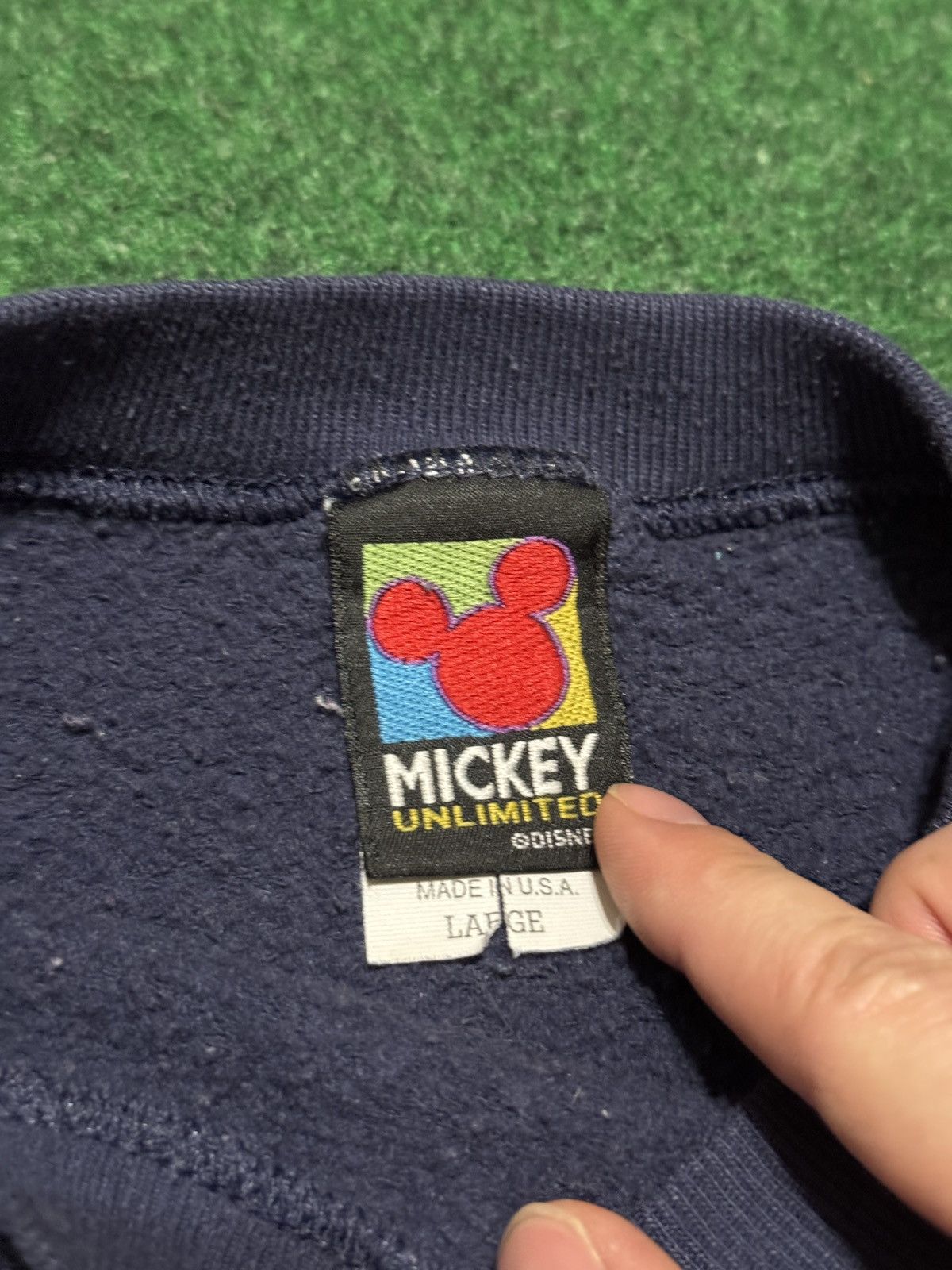 Disney × Vintage Vintage 90s Mickey Mouse Retro Disney Cartoon Sweatshirt Size L / US 10 / IT 46 - 3 Thumbnail