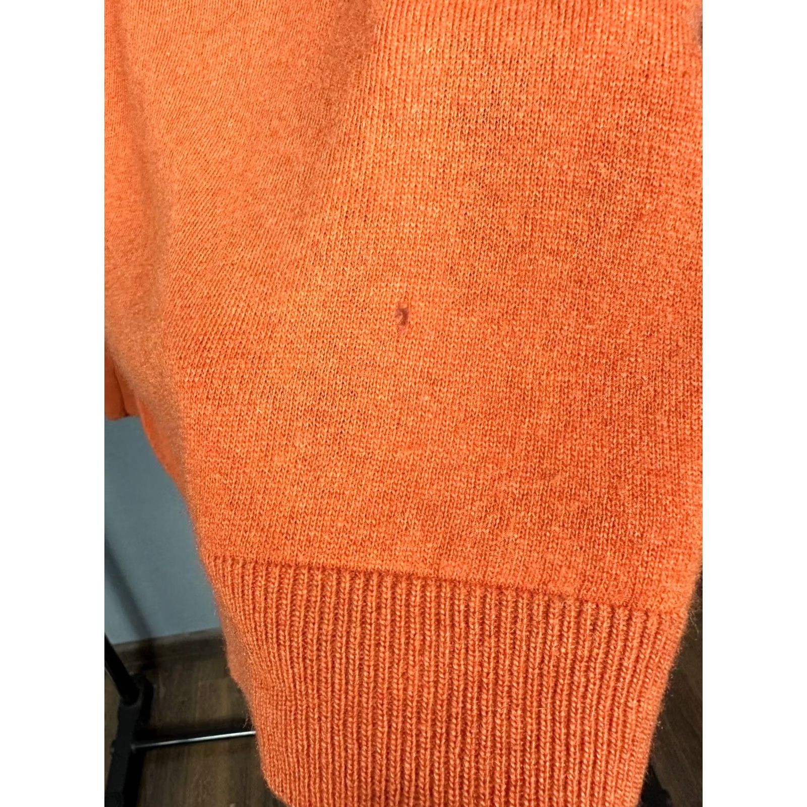 John Richmond John Richmond Vintage Wool Knit Sweater Shirt Women M Orange 90s Style Pullover Knit Wool Size M / US 6-8 / IT 42-44 - 3 Thumbnail
