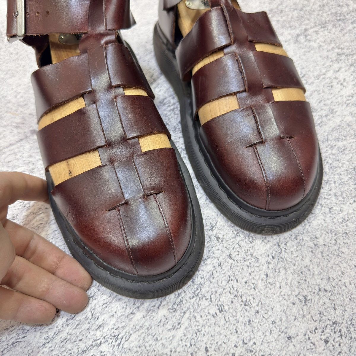Dr. Martens Dr. Martens Geraldo Gladiator Leather Sandals US9 UK8 EU42 Size US 9 / EU 42 - 8 Thumbnail