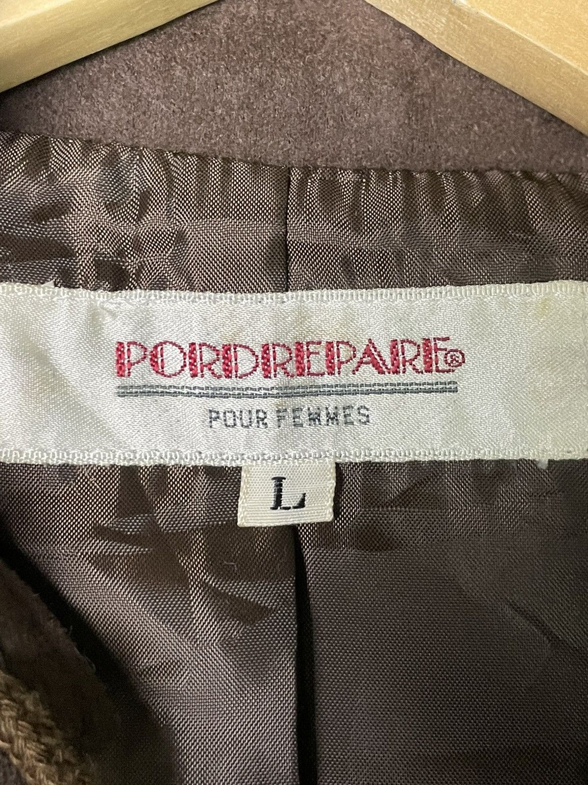 Japanese Brand × Vintage Pour Femmes Leather Suede Jacket (52) Size US L / EU 52-54 / 3 - 6 Thumbnail