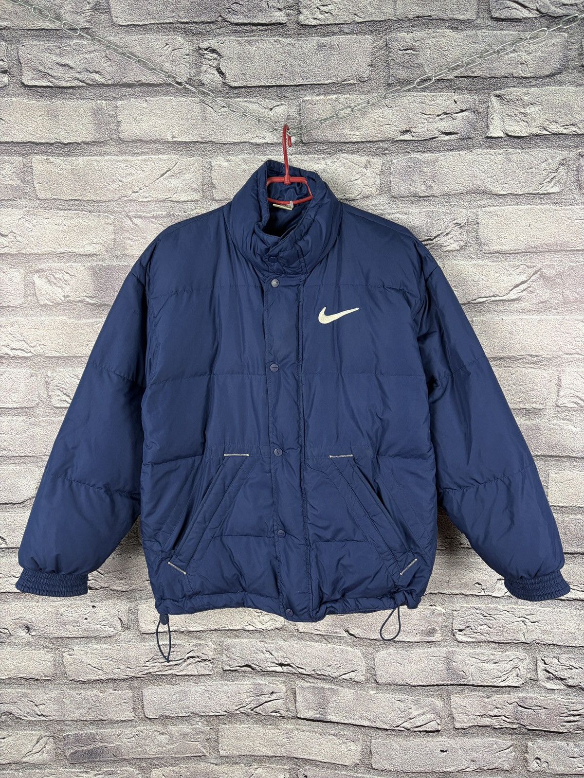 Nike Vintage down jacket Nike air tn big swoosh logo Size US M / EU 48-50 / 2 - 2 Thumbnail