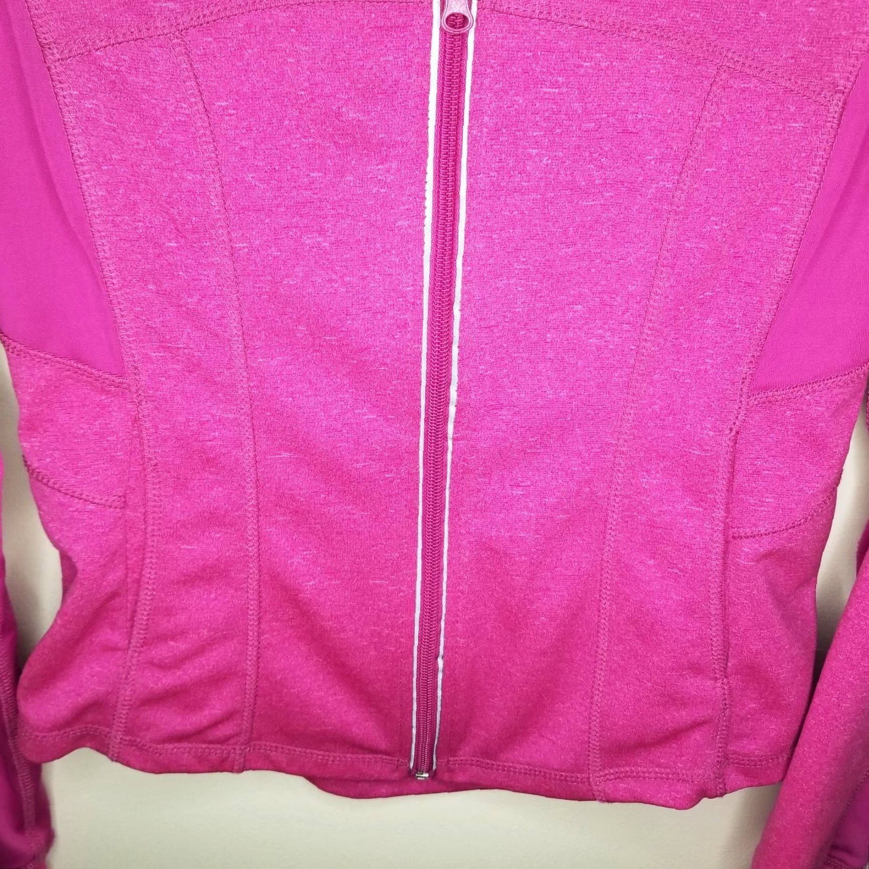 BKE BKE Sport Womens Jacket Full Zip Activewear Size M Pink Purple Sports | Shirt? Size M / US 6-8 / IT 42-44 - 2 Thumbnail