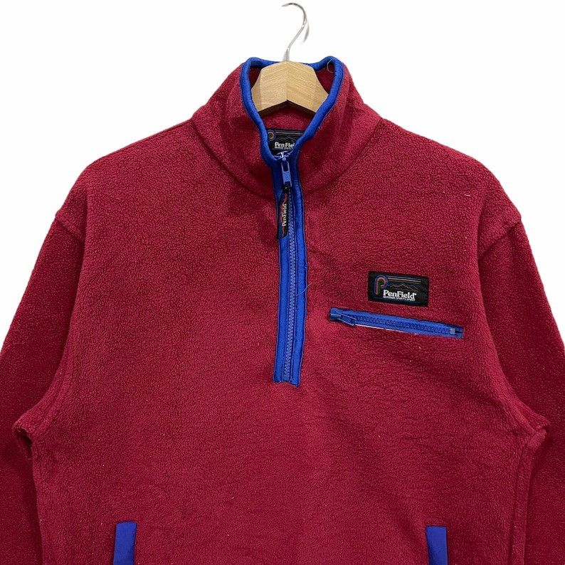 Penfield × Polartec × Vintage Vintage Penfield Polartec Quarter Zipper Outdoor Sweatshirt Size US M / EU 48-50 / 2 - 2 Thumbnail