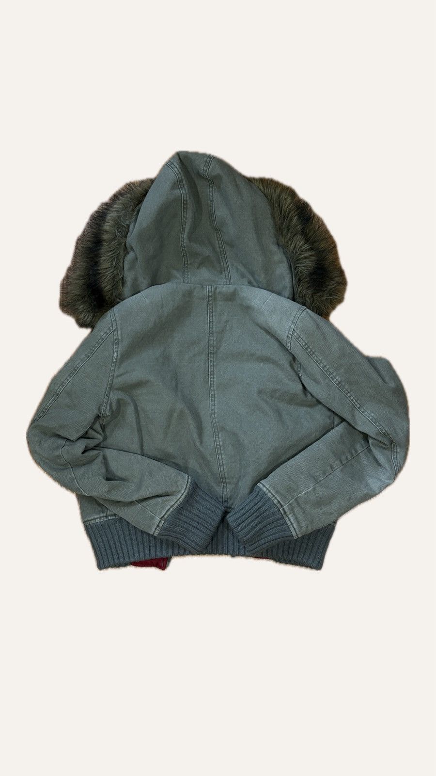Abercrombie & Fitch y2k 2000s canvas bomber jacket Size M / US 6-8 / IT 42-44 - 2 Thumbnail