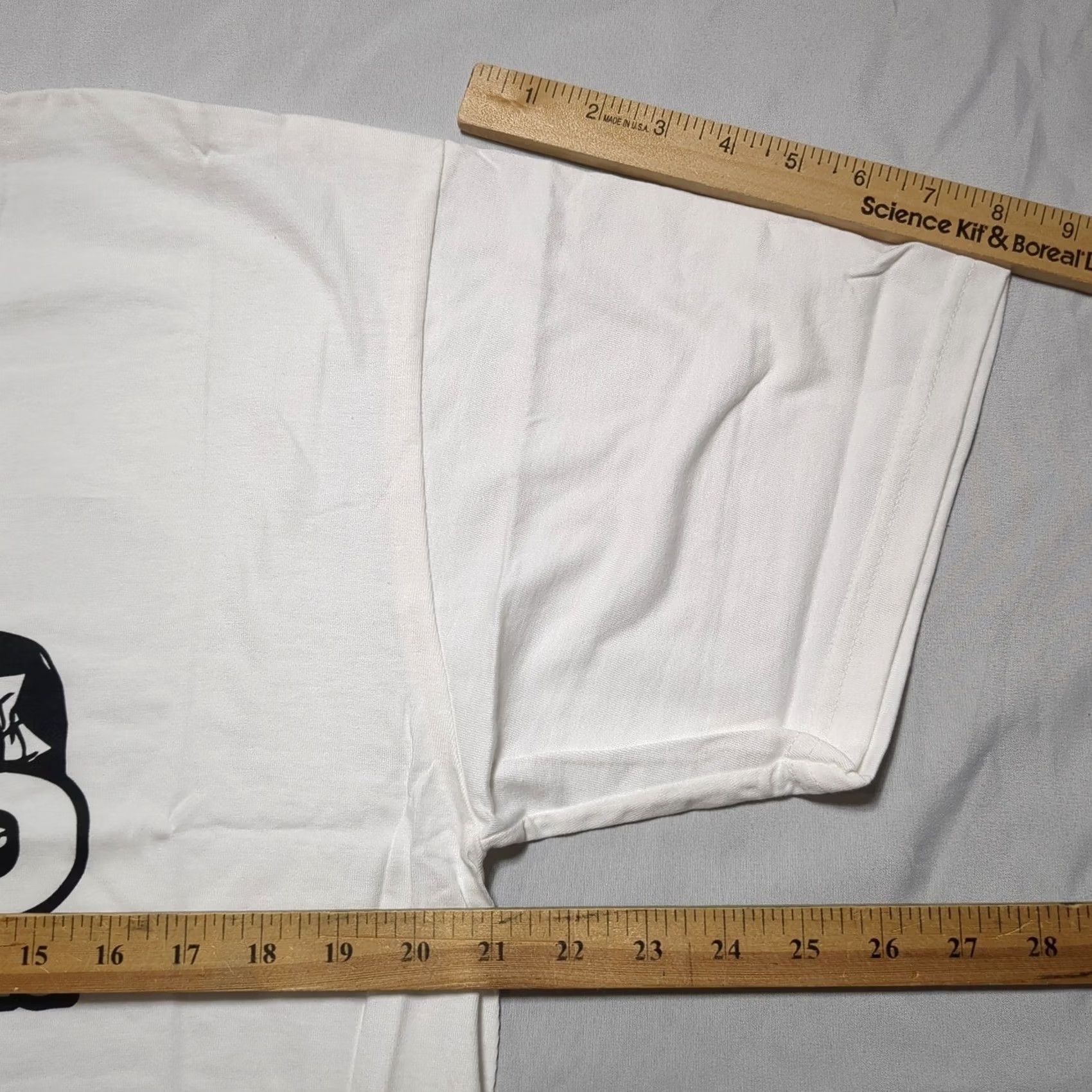 Vintage 4 Worth Doing T-Shirt Men Large White Streetwear Apple Snake Logo Crewneck Short Sleeve Graphic Tee Size US L / EU 52-54 / 3 - 7 Thumbnail