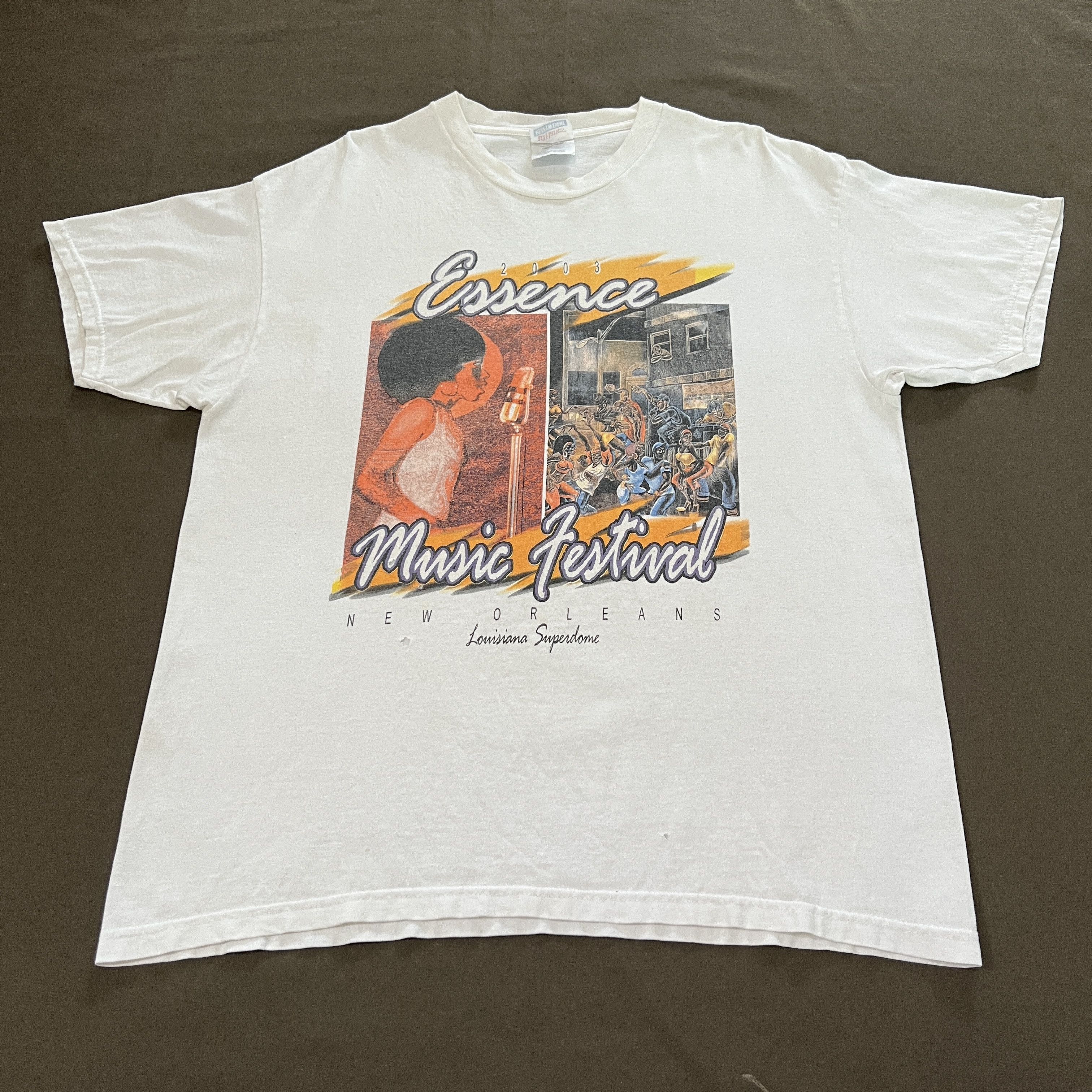 Band Tees 2003 Essence Festival R&B Erykah Badu Ll Cool J Mo'Nique Size US L / EU 52-54 / 3 - 8 Thumbnail