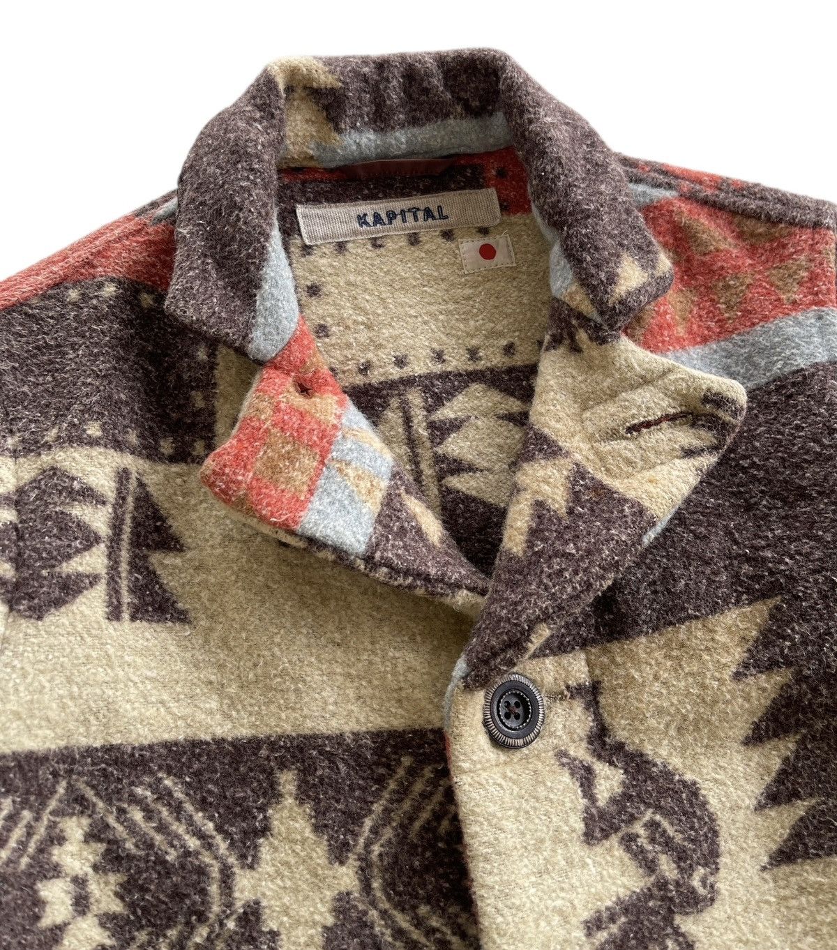 Kapital Kapital Native Printed Wool Jacket Size US XS / EU 42 / 0 - 11 Thumbnail