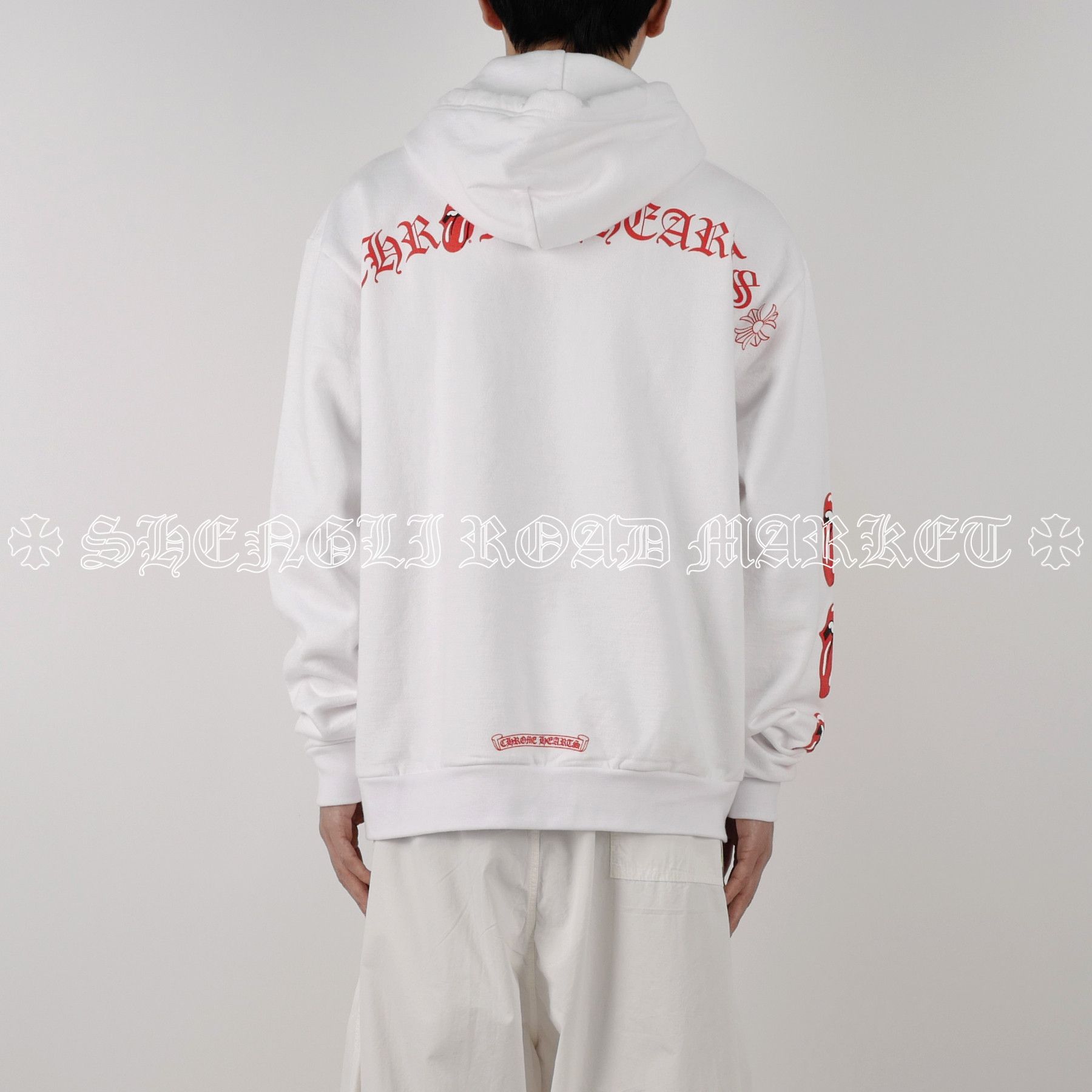 Chrome Hearts Chrome Hearts Rolling Stones Scroll Logo Hoodie Size US L / EU 52-54 / 3 - 9 Thumbnail