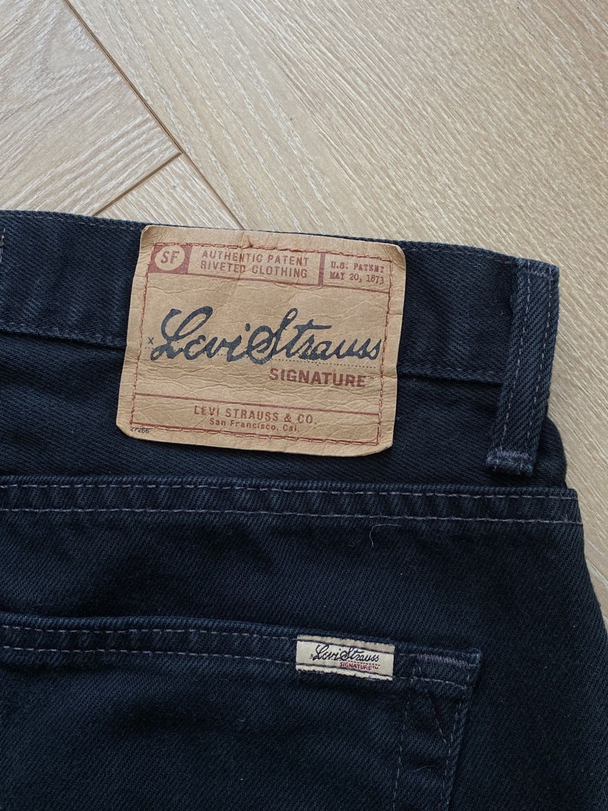 Levi's × Vintage Levi’s Vintage Y2k Black Denim Jeans Trousers Pants Straight Size US 32 / EU 48 - 5 Thumbnail