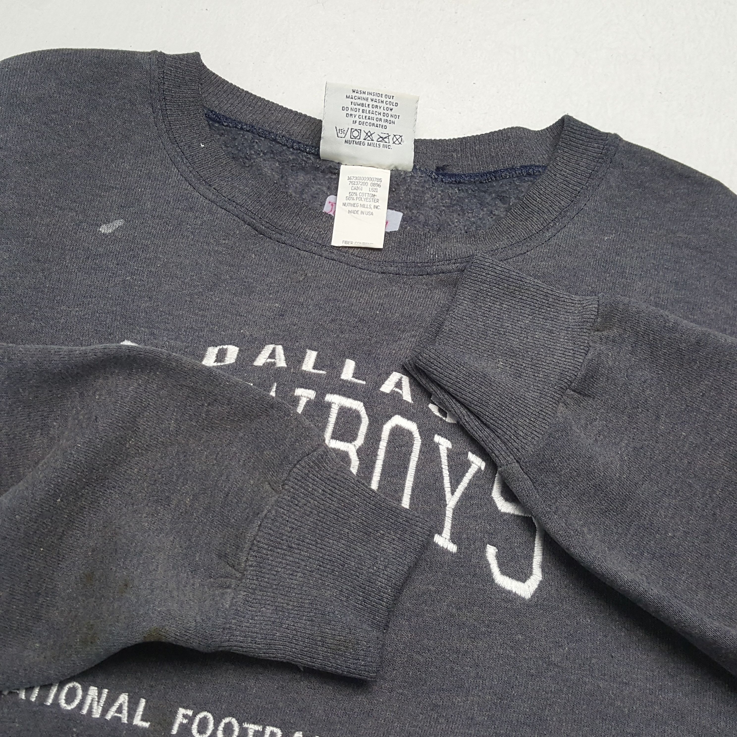 Lee × NFL × Vintage Vintage DALLAS COWBOYS American Football NFL Team Sweatshirt Size US XXL / EU 58 / 5 - 7 Thumbnail