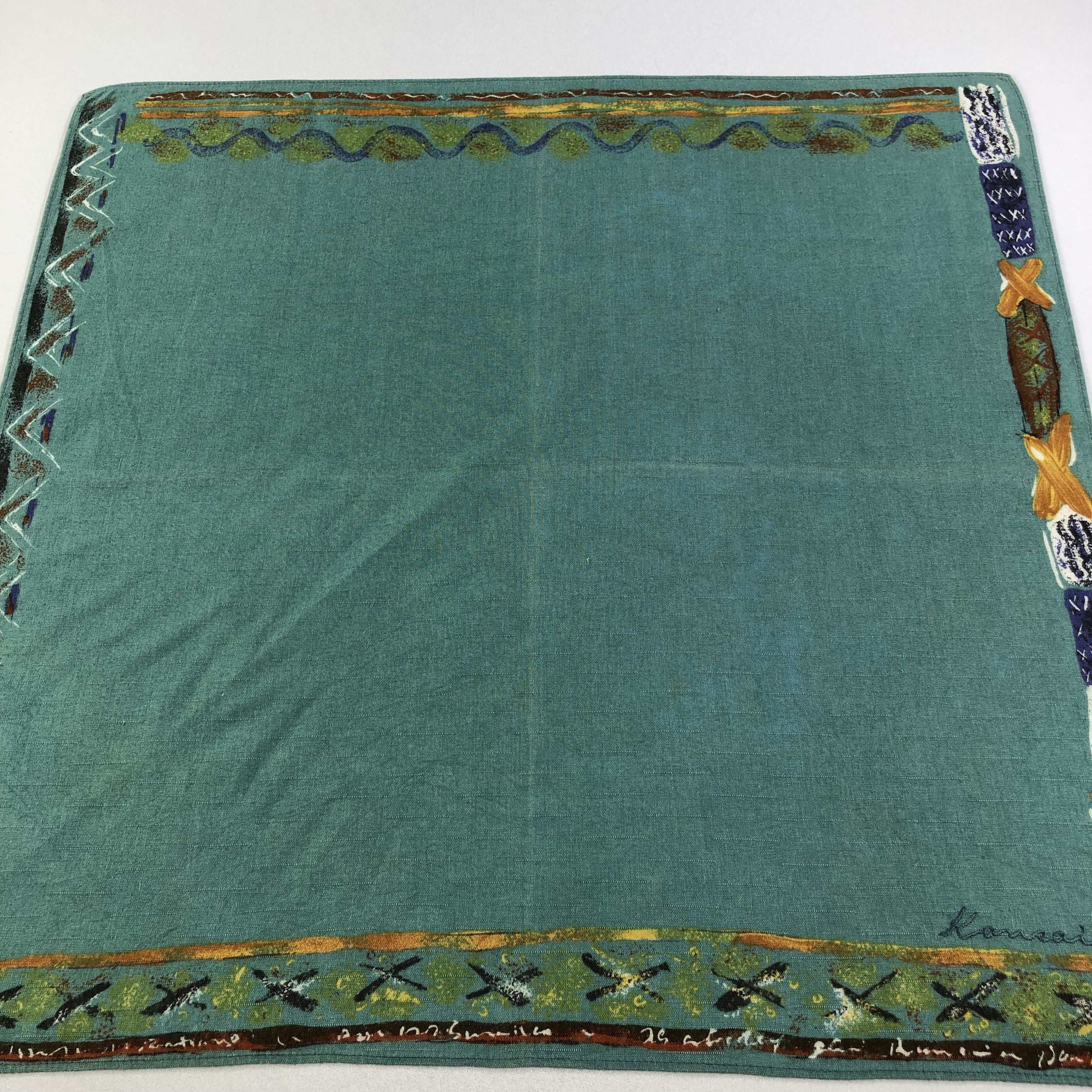 Kansai Yamamoto Kansai Handkerchief Neckerchief Bandana H2126 Size ONE SIZE - 5 Thumbnail
