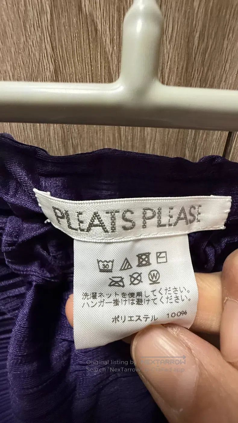 Issey Miyake Issey Miyake Pink & Purple Color-block Top Size L / US 10 / IT 46 - 8 Thumbnail