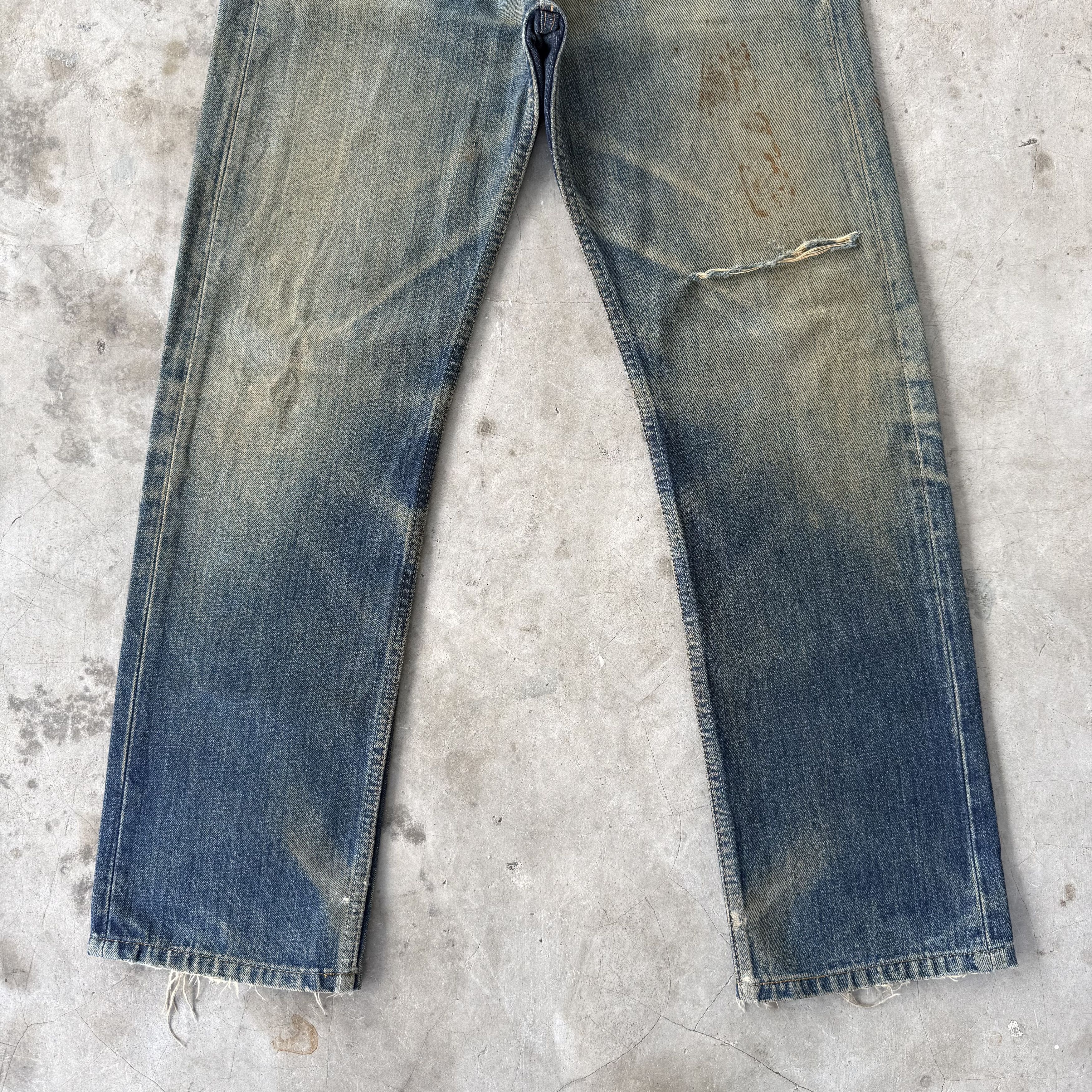 Levi's W30x29 Vintage Levi's 501 Rusty Denim Jean Size US 30 / EU 46 - 5 Thumbnail