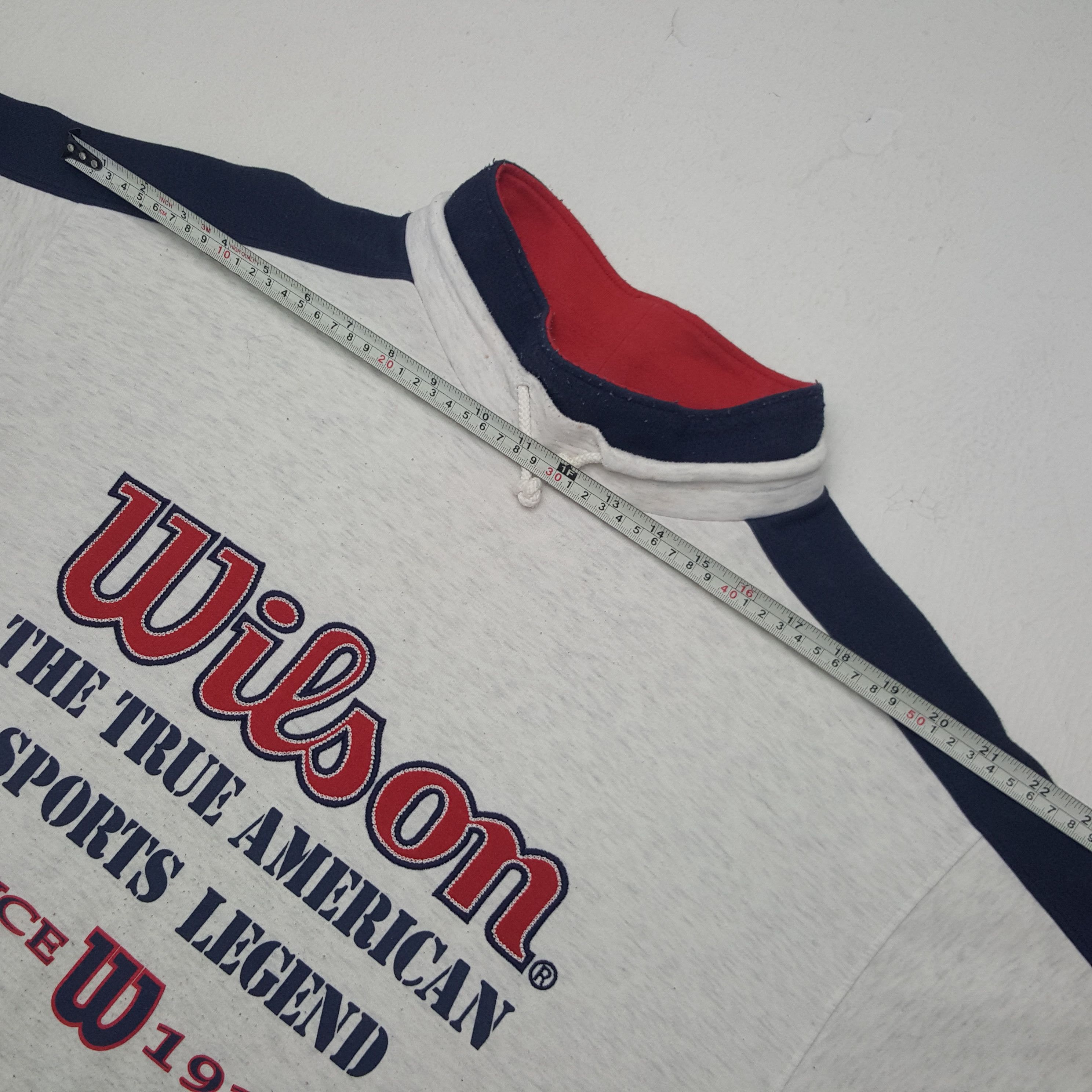 Vintage × Wilson Vintage Wilson Embroidery Sweatshirt Size US L / EU 52-54 / 3 - 6 Thumbnail
