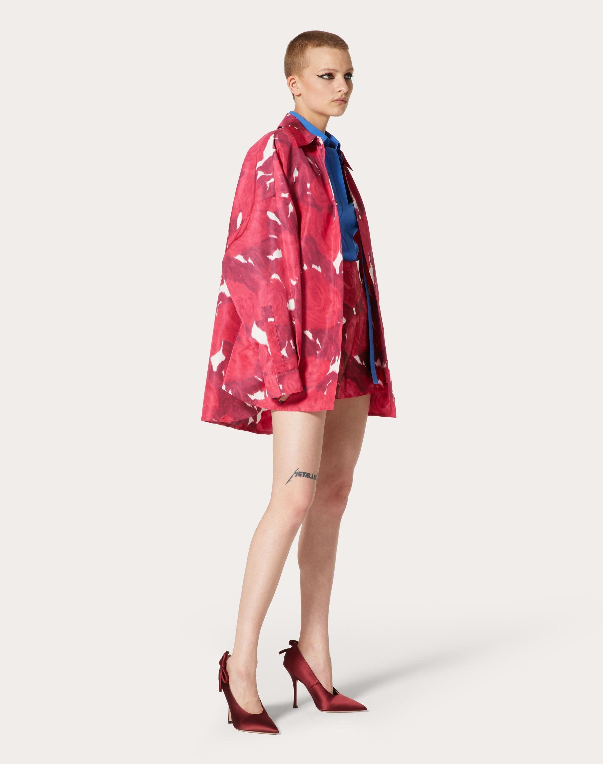 Valentino o1y0226 Silk Coat in Multicolor Size S / US 4 / IT 40 - 5 Thumbnail
