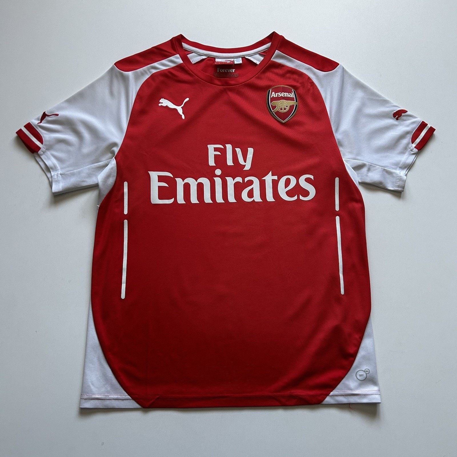 Puma × Vintage Arsenal FC Puma 2014/15 Home Y2K Shirt Soccer Jersey Small Size US S / EU 44-46 / 1 - 1 Thumbnail