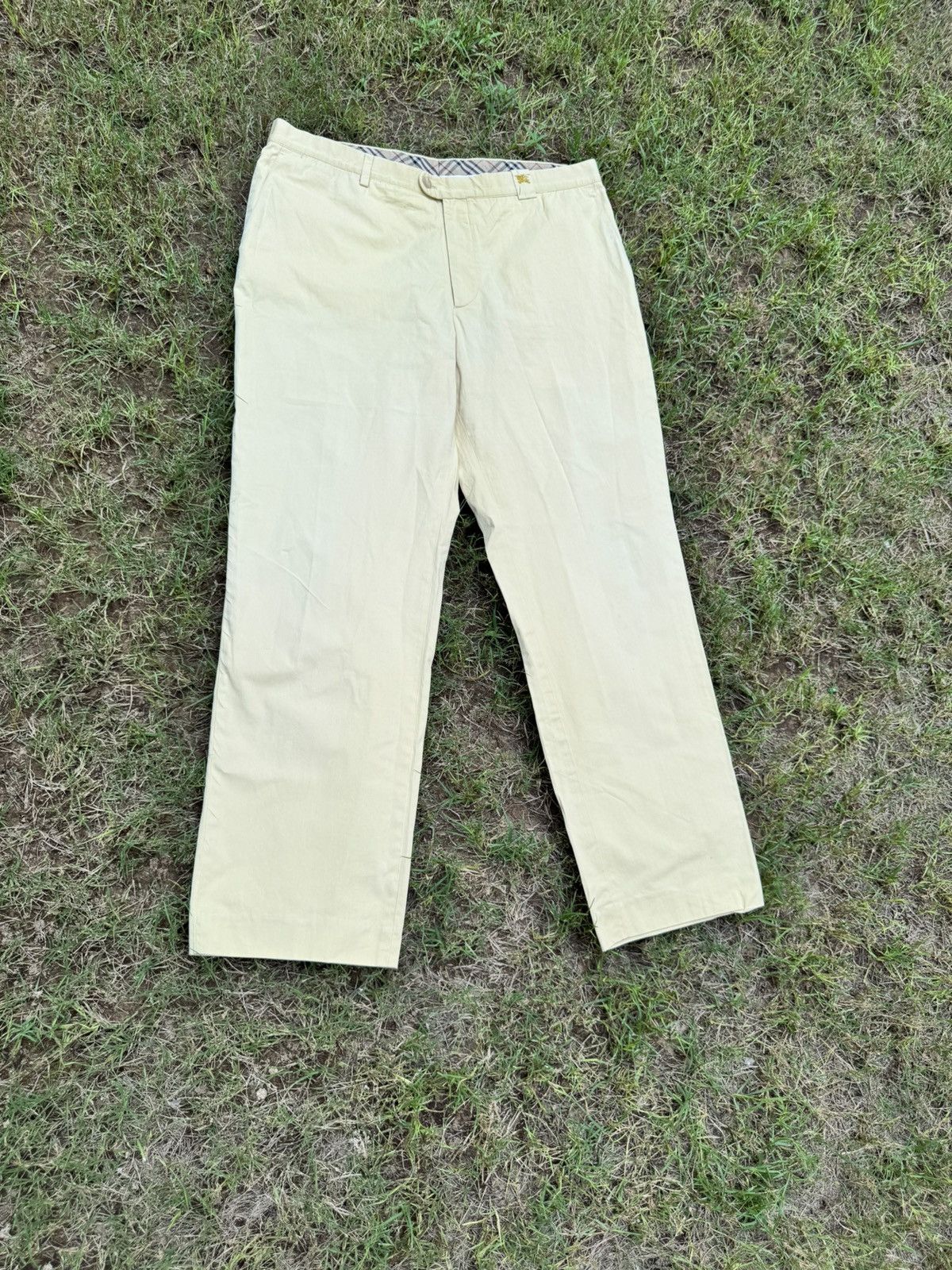 Burberry Burberry London cream trousers Size US 44 / EU 60 - 3 Thumbnail