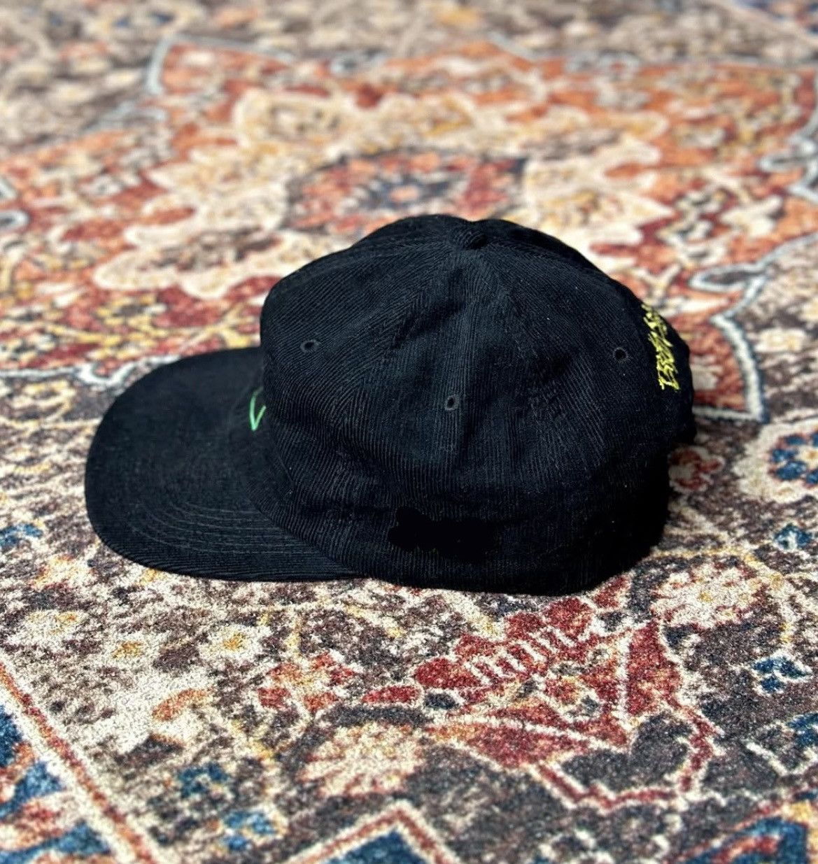 Brain Dead BRAIN DEAD SOUND & FURY ‘23 CORDUROY HAT (BLACK) Size ONE SIZE - 3 Thumbnail