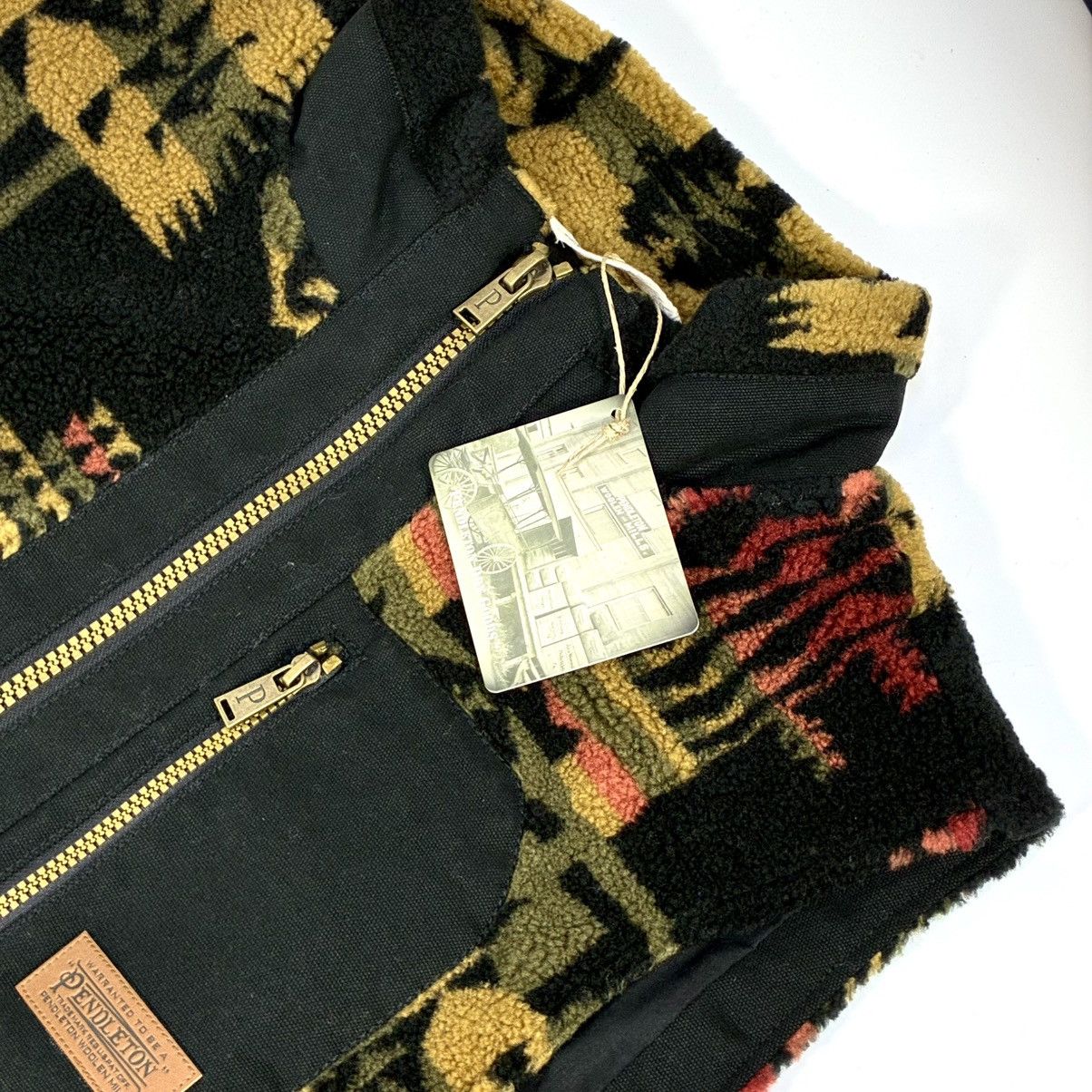 Pendleton Pendleton Ridgeline Berber Fleece Vest Mens Black XL NWT Size US XL / EU 56 / 4 - 8 Thumbnail