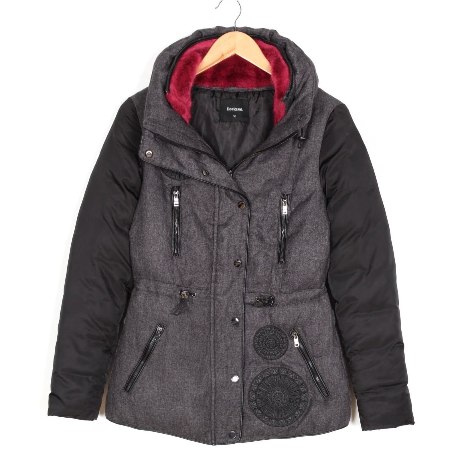 Desigual DESIGUAL Jacket Women Size EU 36 MJ6268 Size XS / US 0-2 / IT 36-38 - 2 Thumbnail