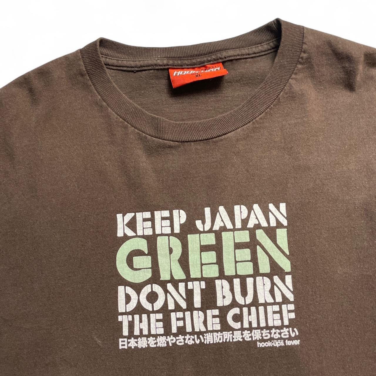 Hook-Ups 🌹💫1990S RARE HOOK UPS KEEP JAPAN GREEN MADE IN USA SHIRT Size US XL / EU 56 / 4 - 4 Thumbnail