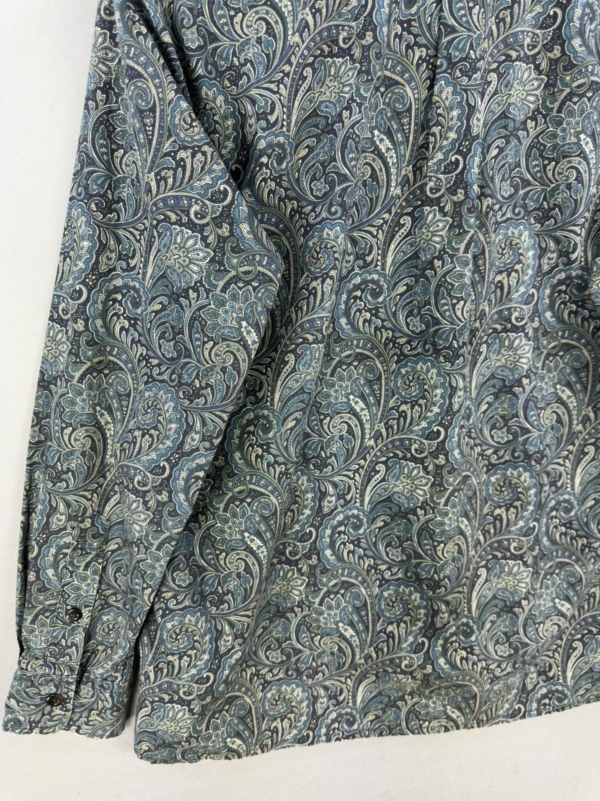 Japanese Brand Upseape Audience Paisley Print Flannel Shirt Button Up Size US L / EU 52-54 / 3 - 6 Thumbnail