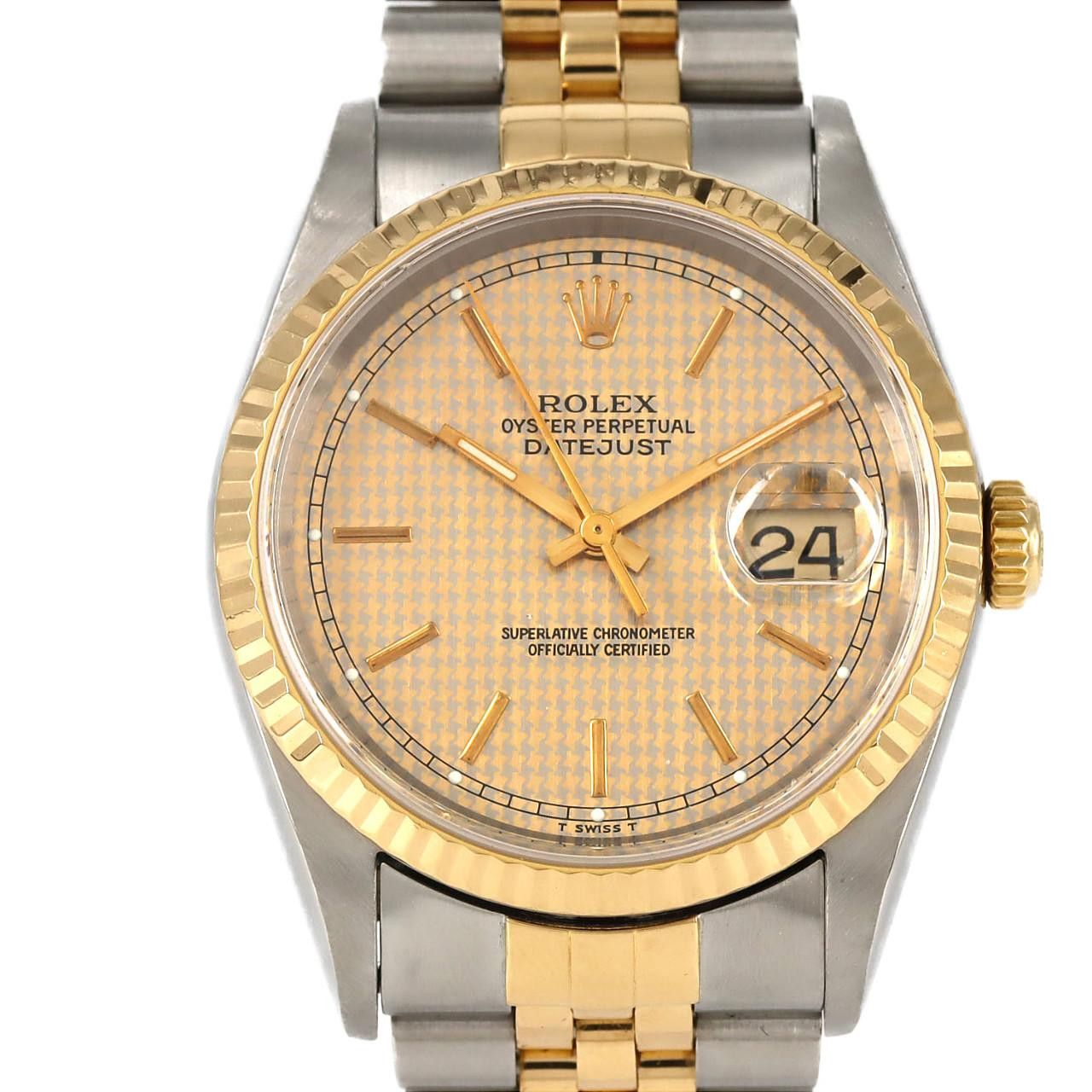 Rolex Rolex Rolex Datejust Stainless Steel Yellow Gold Automatic Metal Automatic 16233 DUTY FREE for USA Size ONE SIZE - 1 Thumbnail