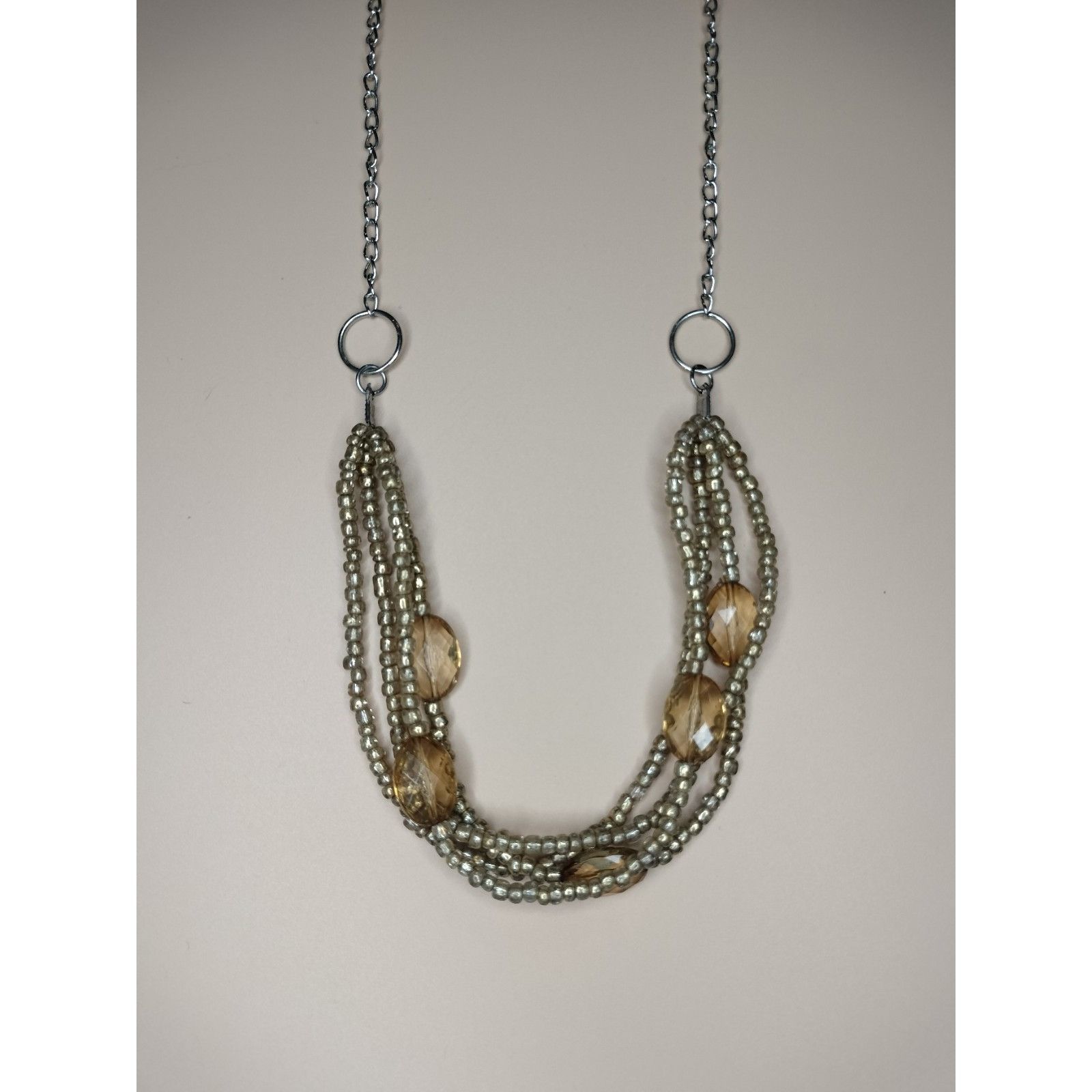 Other Cato Long Multi Strand Necklace Beaded Layered Chain Stateme Size ONE SIZE - 13 Thumbnail