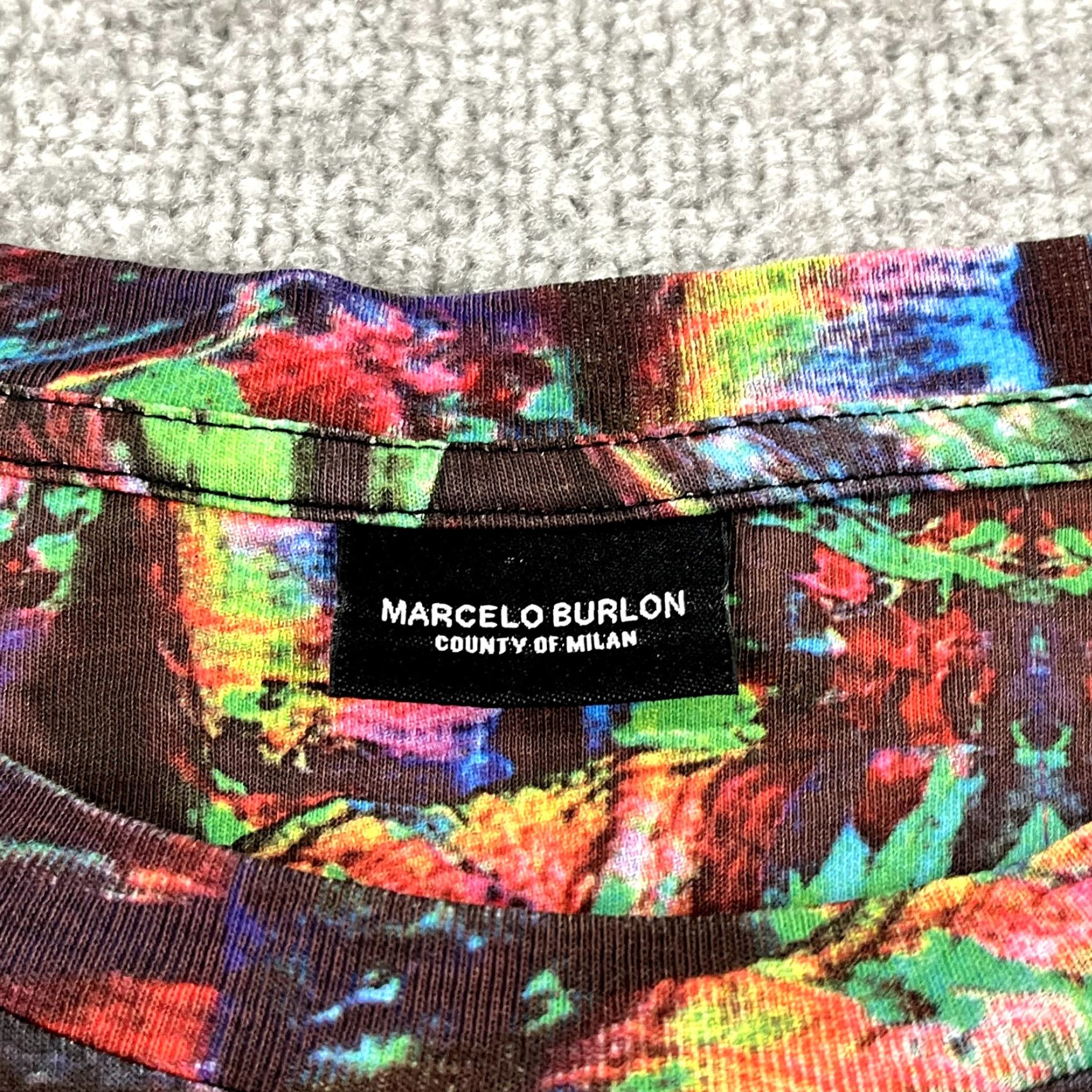 Vintage MARCELO BURLON Shirt Mens Small Pedro Sponge Abstract Art Adult T-Shirt Fun Loud Size US S / EU 44-46 / 1 - 2 Thumbnail