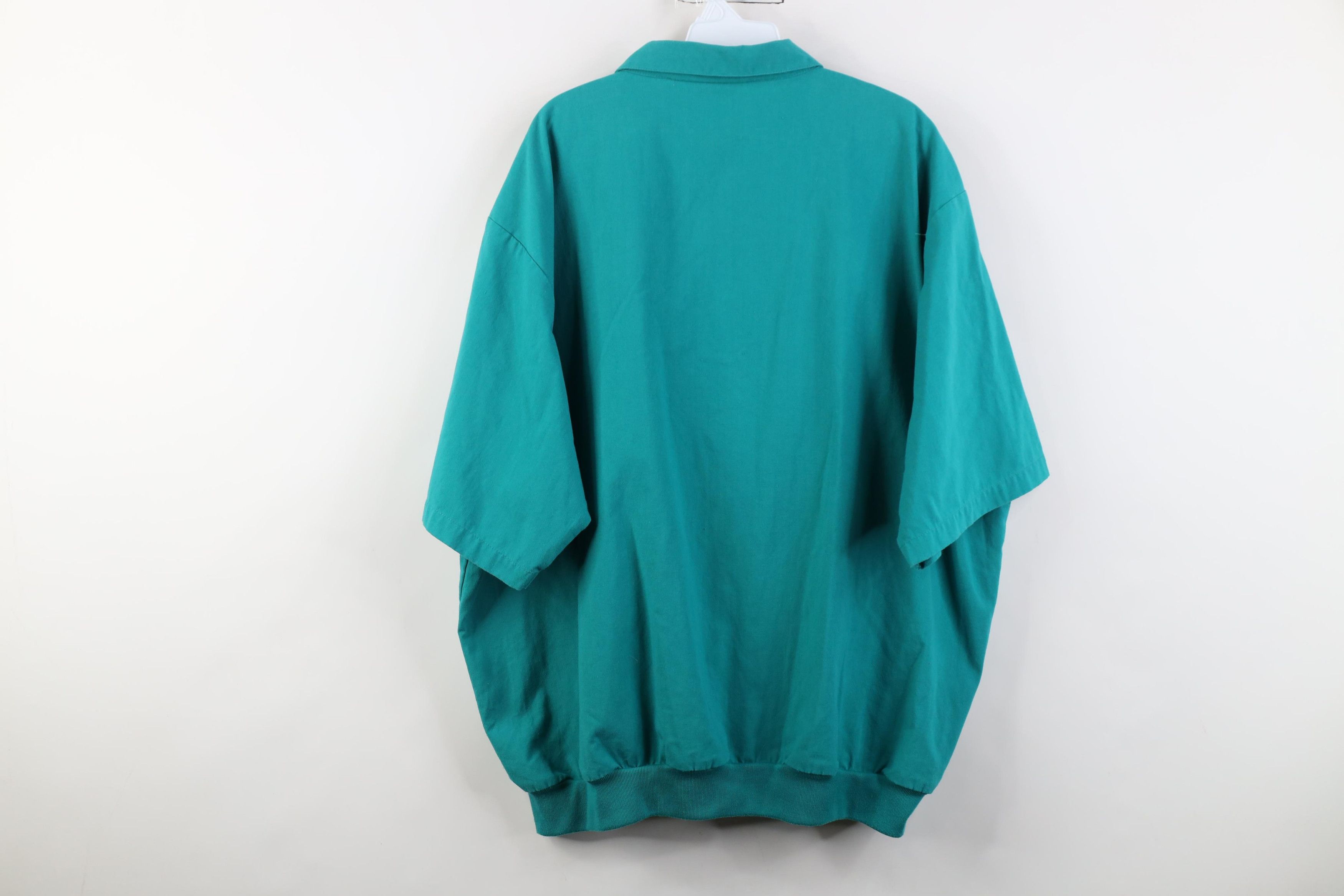 Vintage Vintage 90s Streetwear Full Zip Short Sleeve Shirt Jacket Size US XXL / EU 58 / 5 - 10 Thumbnail