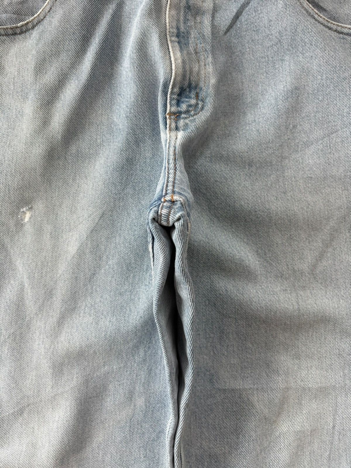 L.L. Bean Vintage L.L. Bean Light Wash Distress Baggy Jeans Size US 36 / EU 52 - 3 Thumbnail