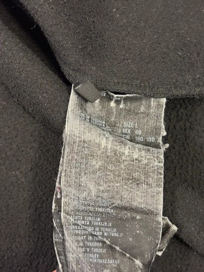 Prada 2000s Prada Black Wool & Nylon Fleece Hybrid Jacket Size US M / EU 48-50 / 2 - 12 Thumbnail