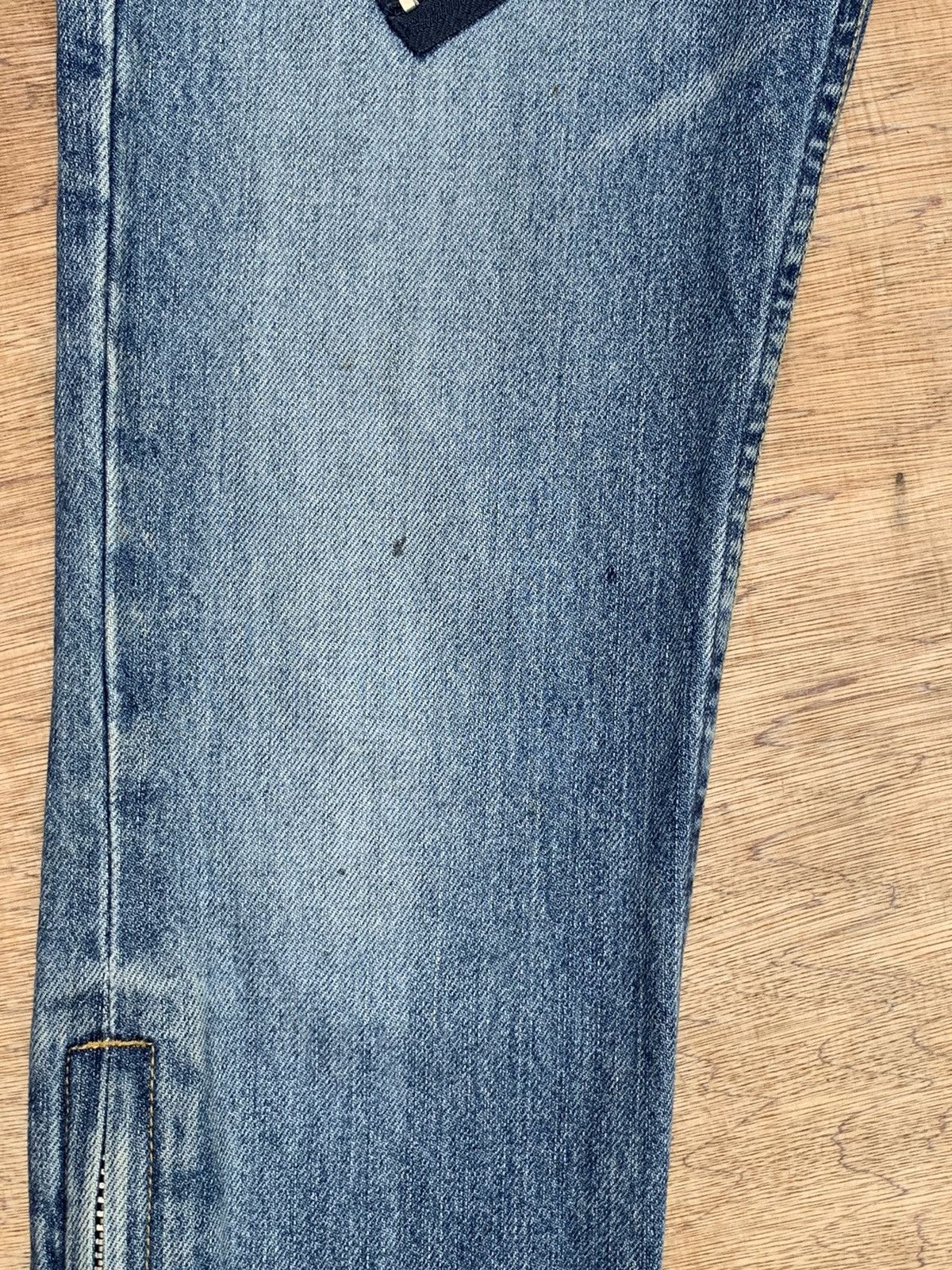 Beauty Beast × If Six Was Nine × Japanese Brand Bit Blue Distressed Multizipper Denim Pants Size US 28 / EU 44 - 12 Thumbnail