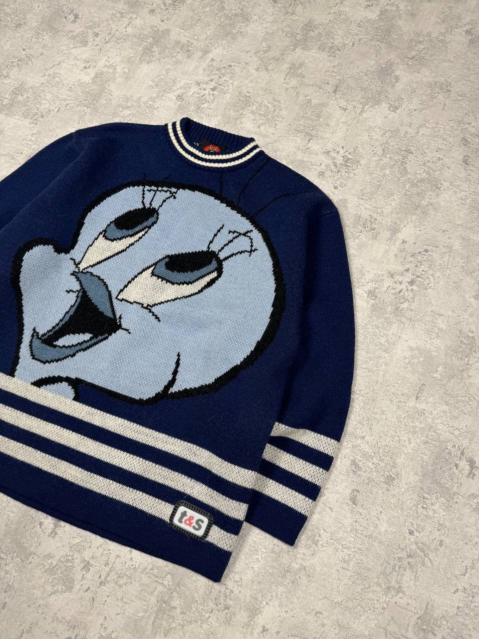 Vision Streetwear Vintage 2000 Loney Tunes Tweety Sweater Over Print Size US L / EU 52-54 / 3 - 2 Thumbnail