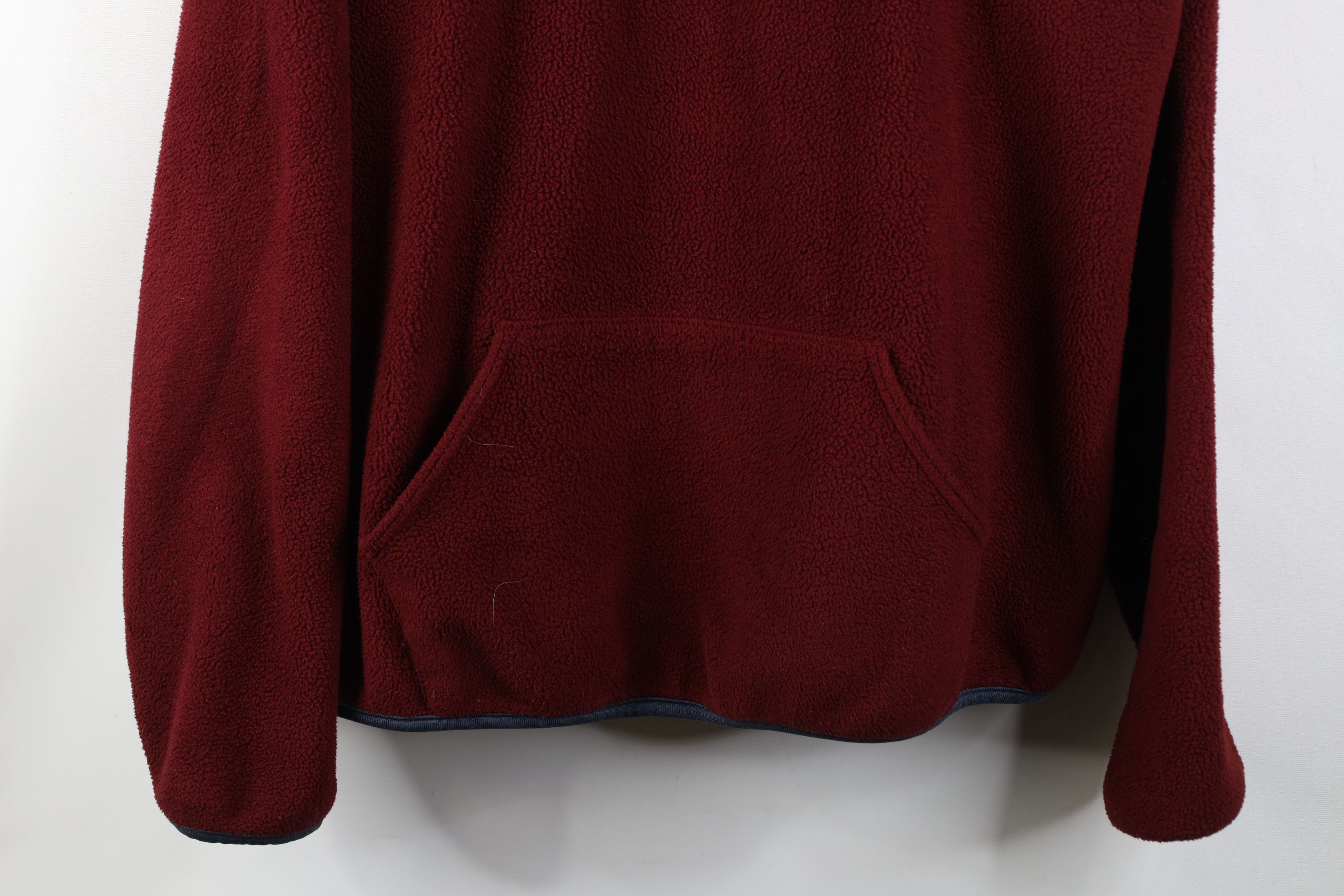 Russell Athletic Vintage 90s Russell Athletic Half Zip Fleece Hoodie Red USA Size US XL / EU 56 / 4 - 3 Thumbnail