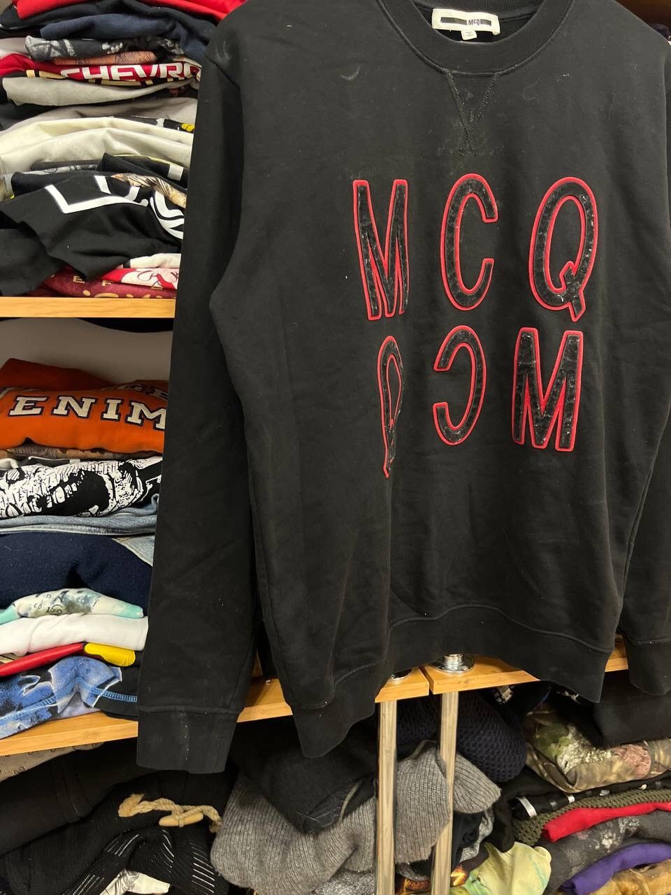 Alexander McQueen Alexander McQueen MCQ Logo Avant Garde Crewneck Luxury Size US M / EU 48-50 / 2 - 4 Thumbnail