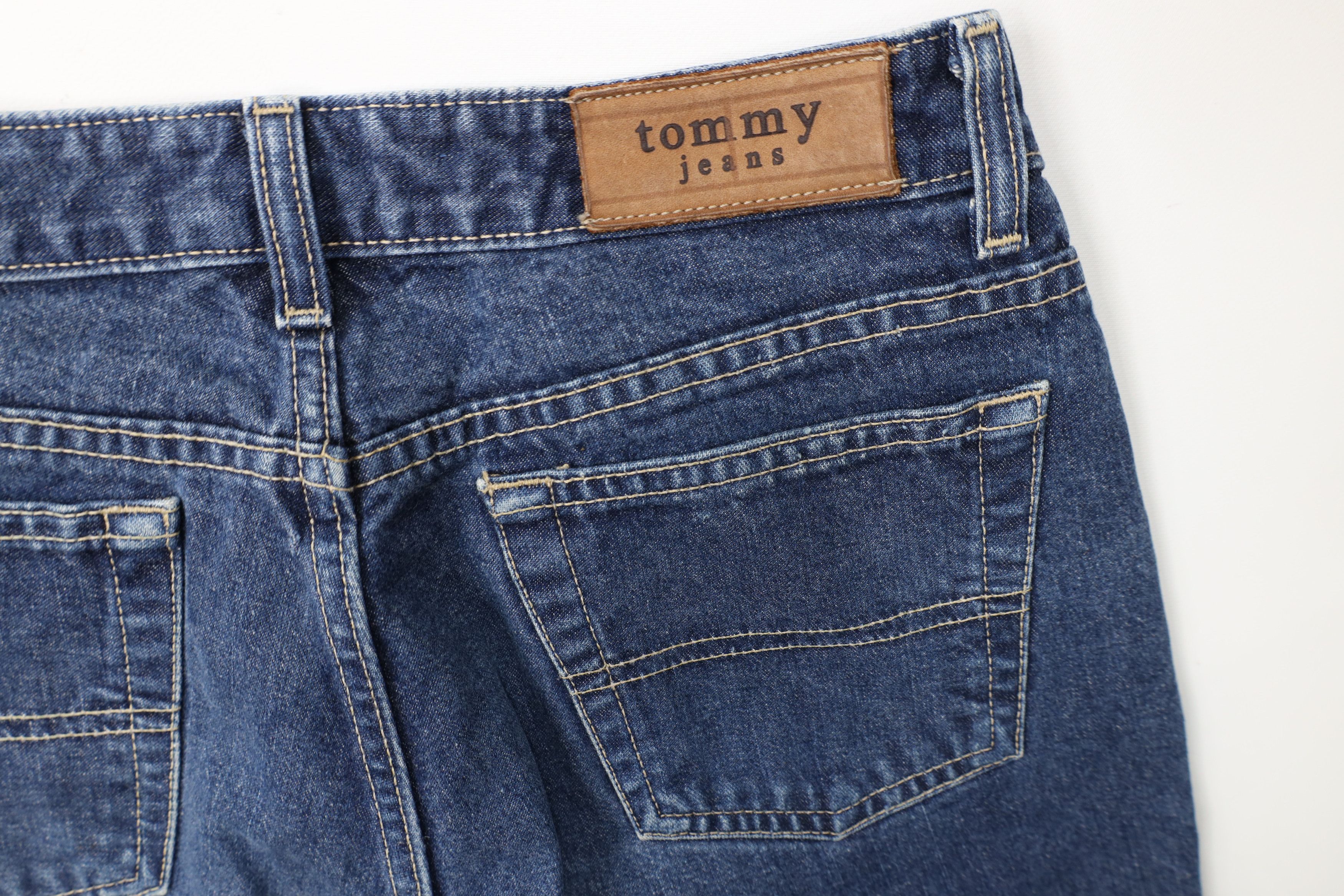 Tommy Hilfiger Vintage Y2K 2000 Tommy Hilfiger Fly Babydoll Flared Jeans Size 28" / US 6 / IT 42 - 15 Thumbnail